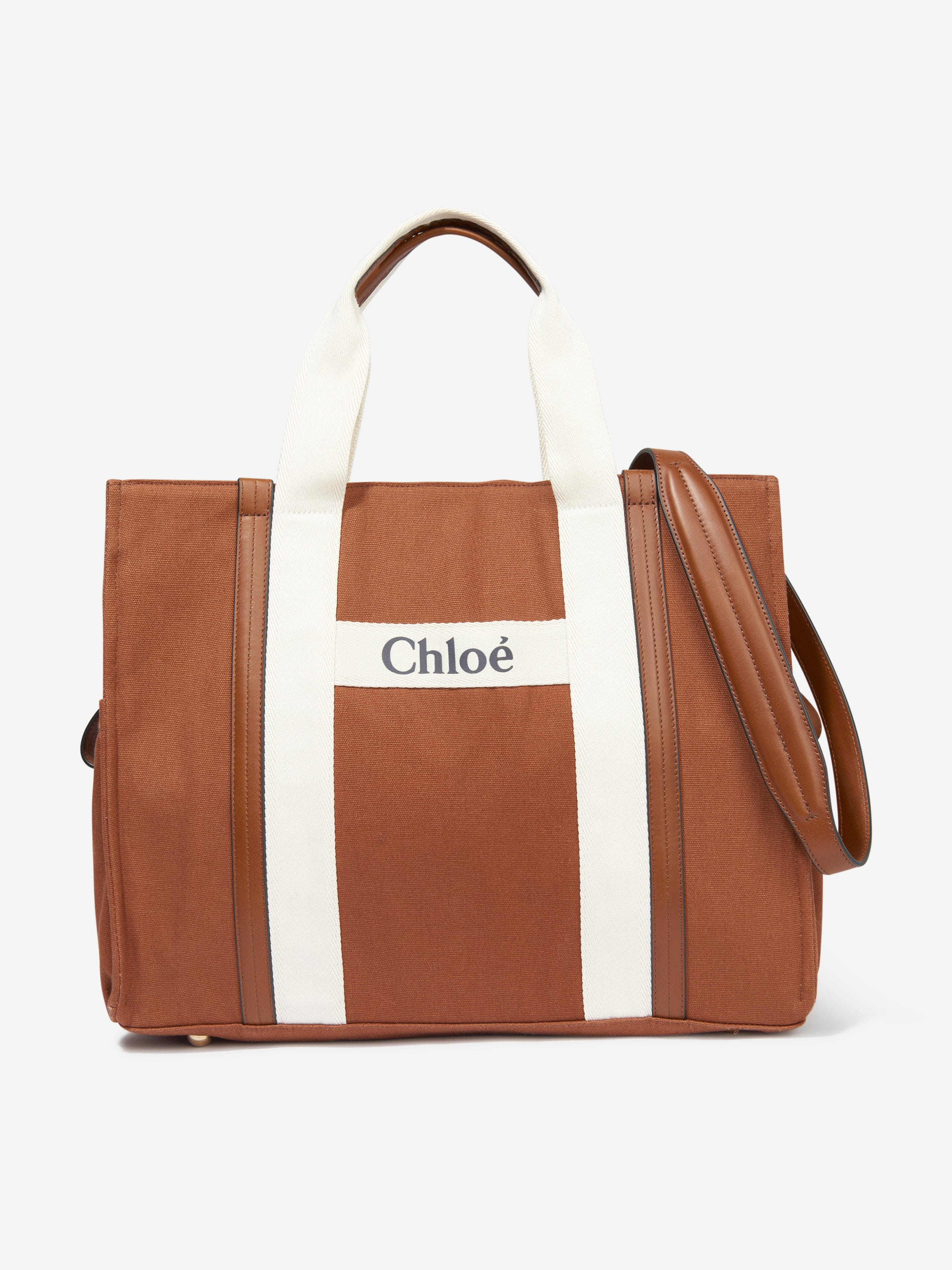 Chloé Baby Girls Logo Changing Bag in Red