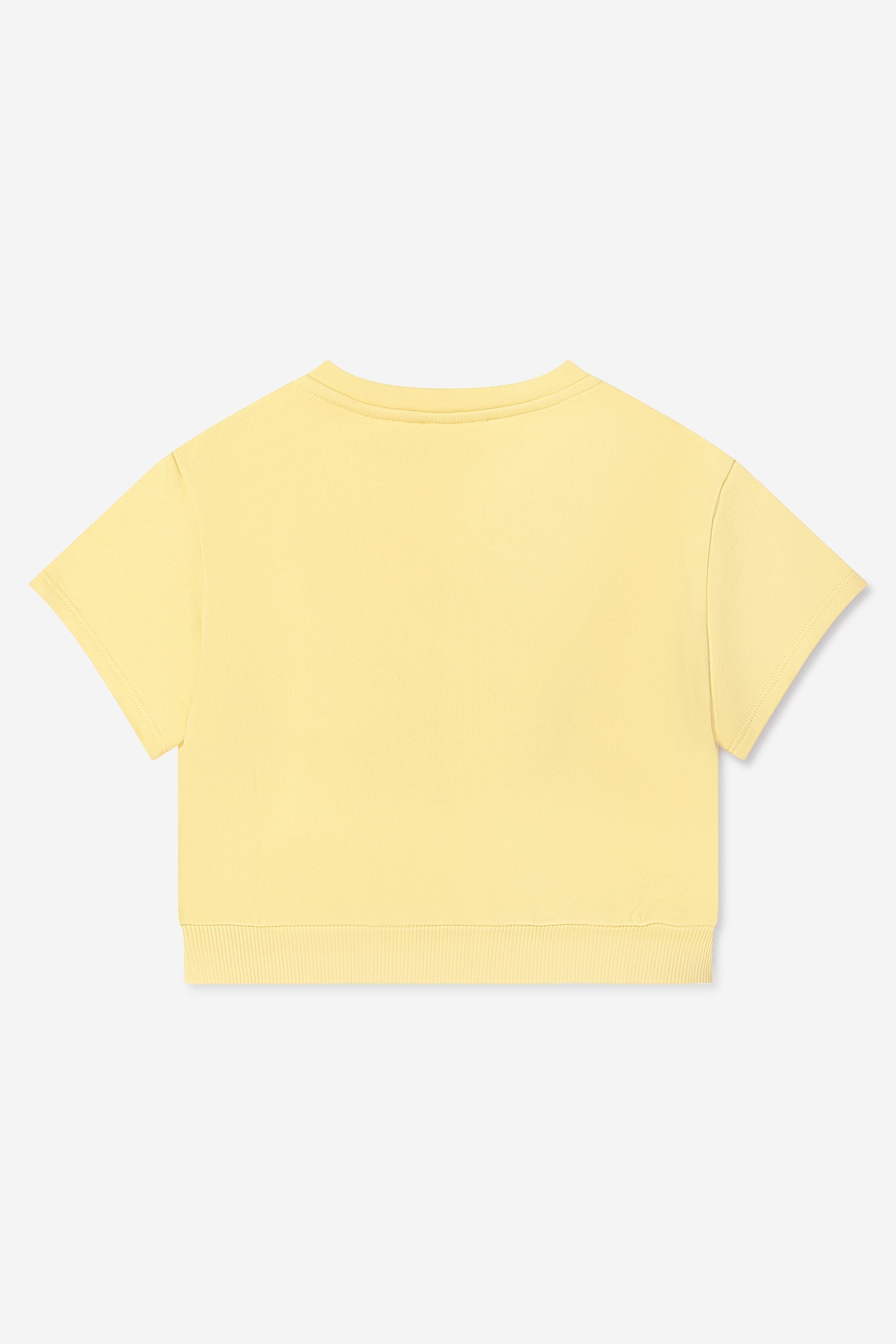 Chloé Girls Cotton Short Sleeve Sweater