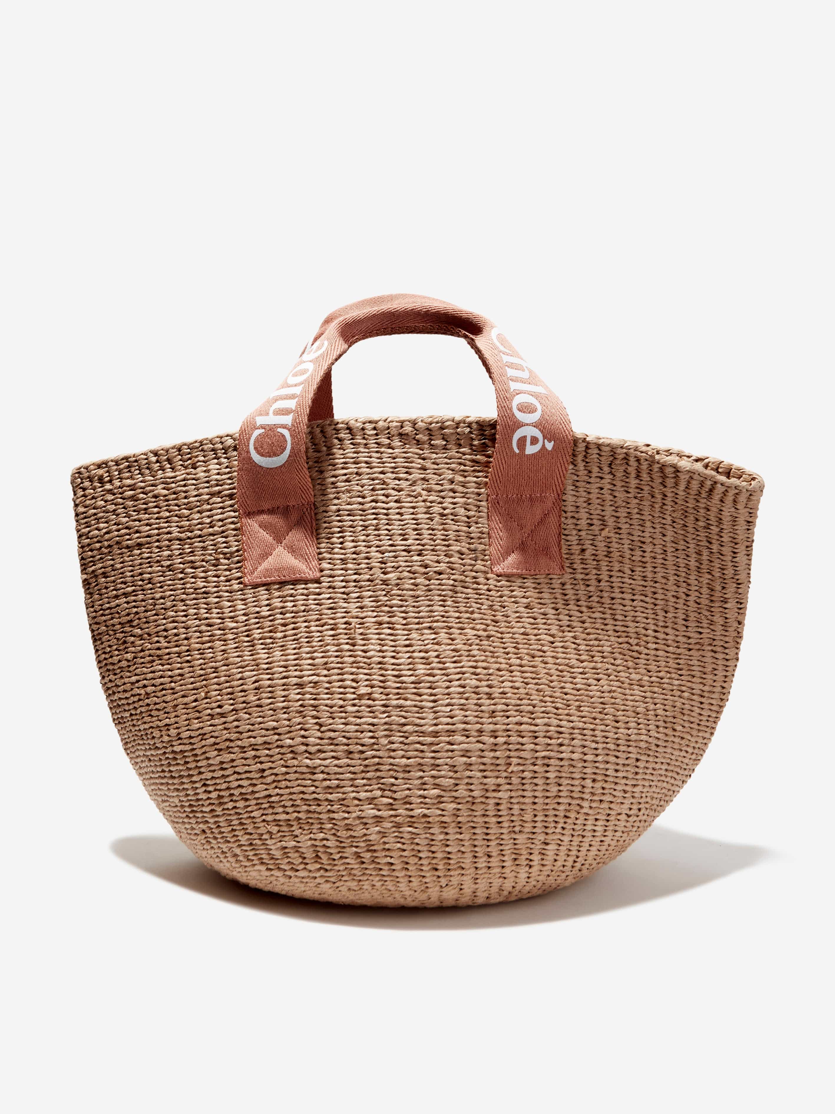 Chloé Girls Basket Bag in Beige