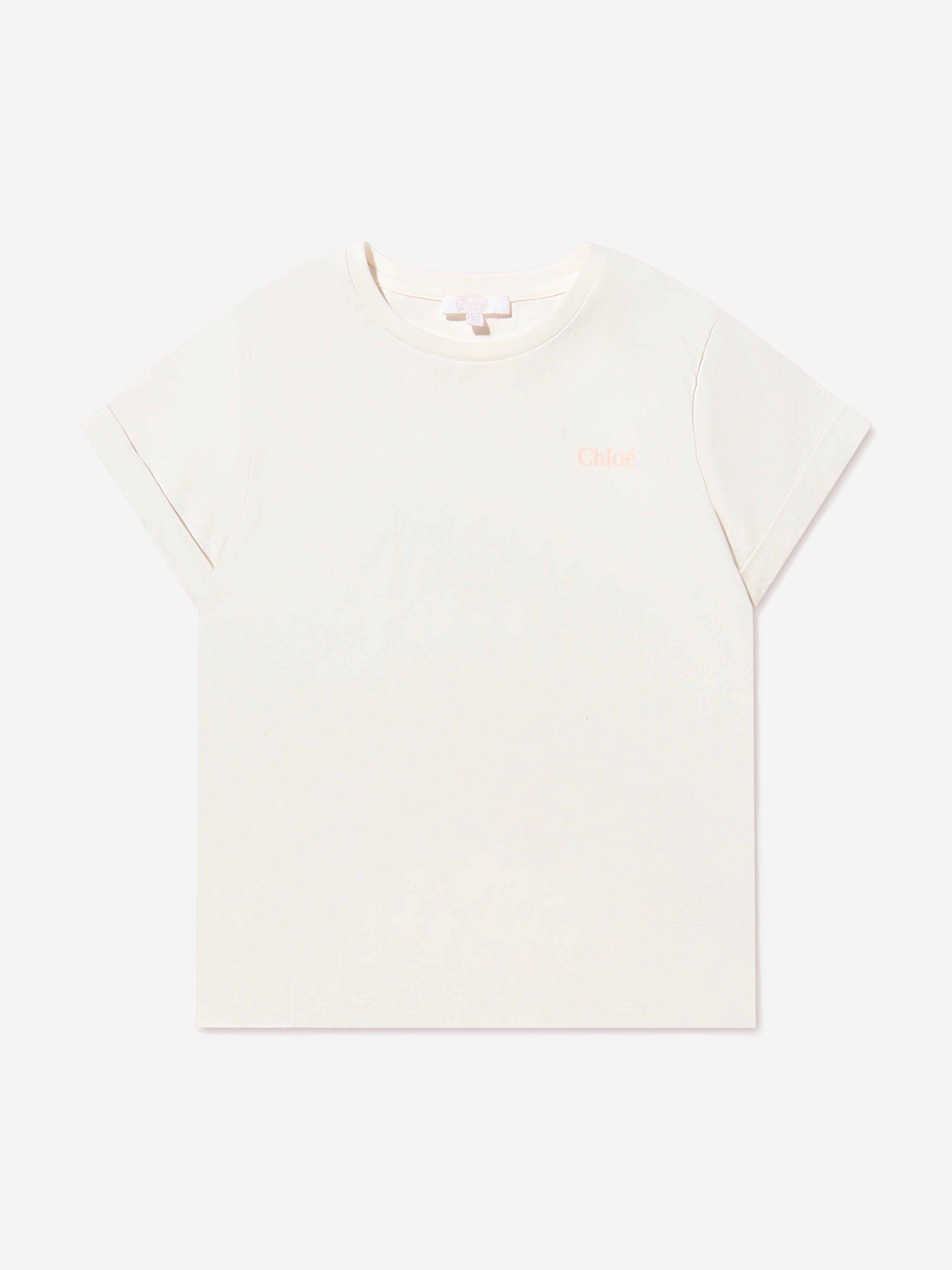 Chloé Girls Marble Print T-Shirt