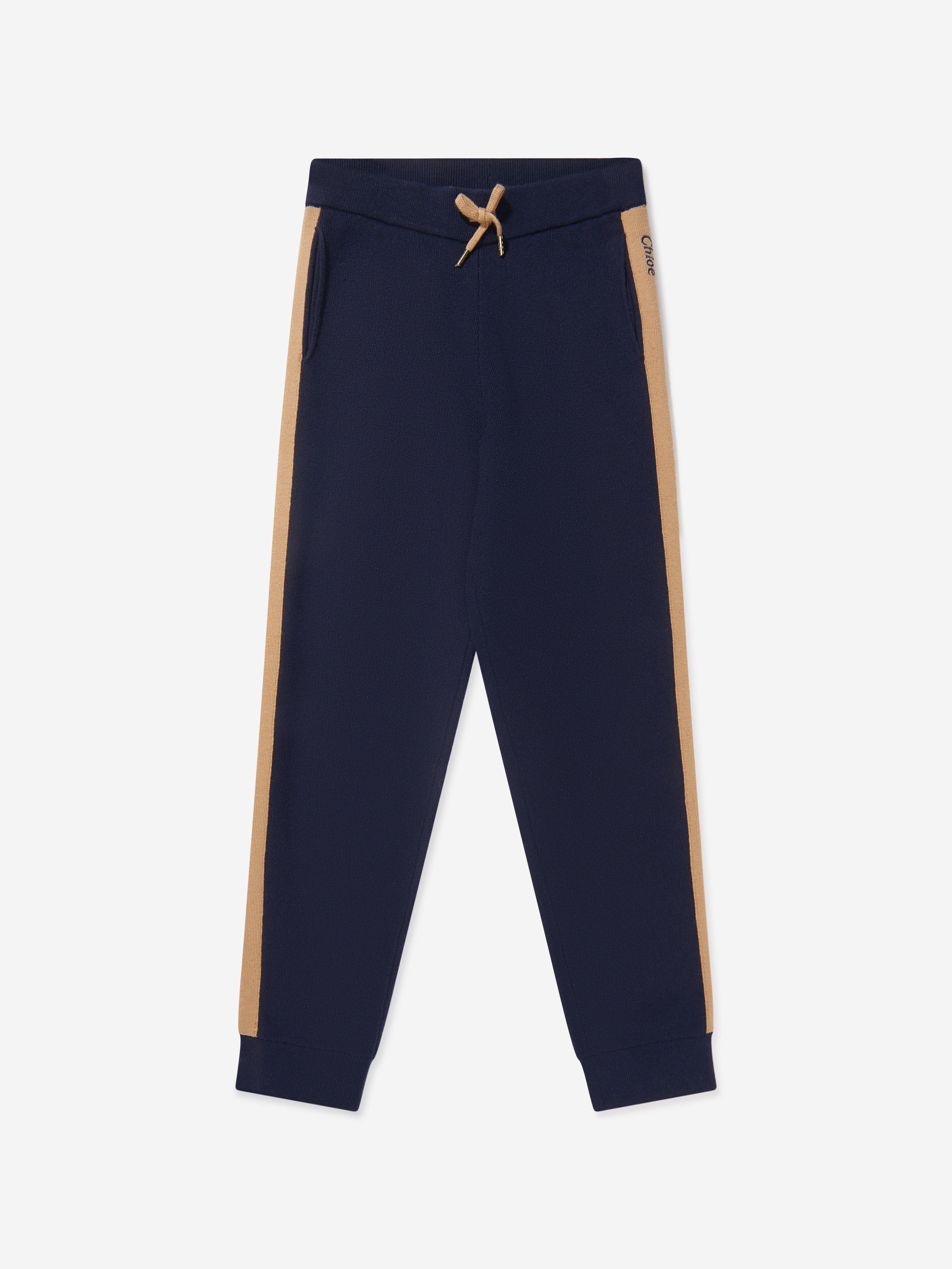 Chloé Girls Organic Cotton Joggers