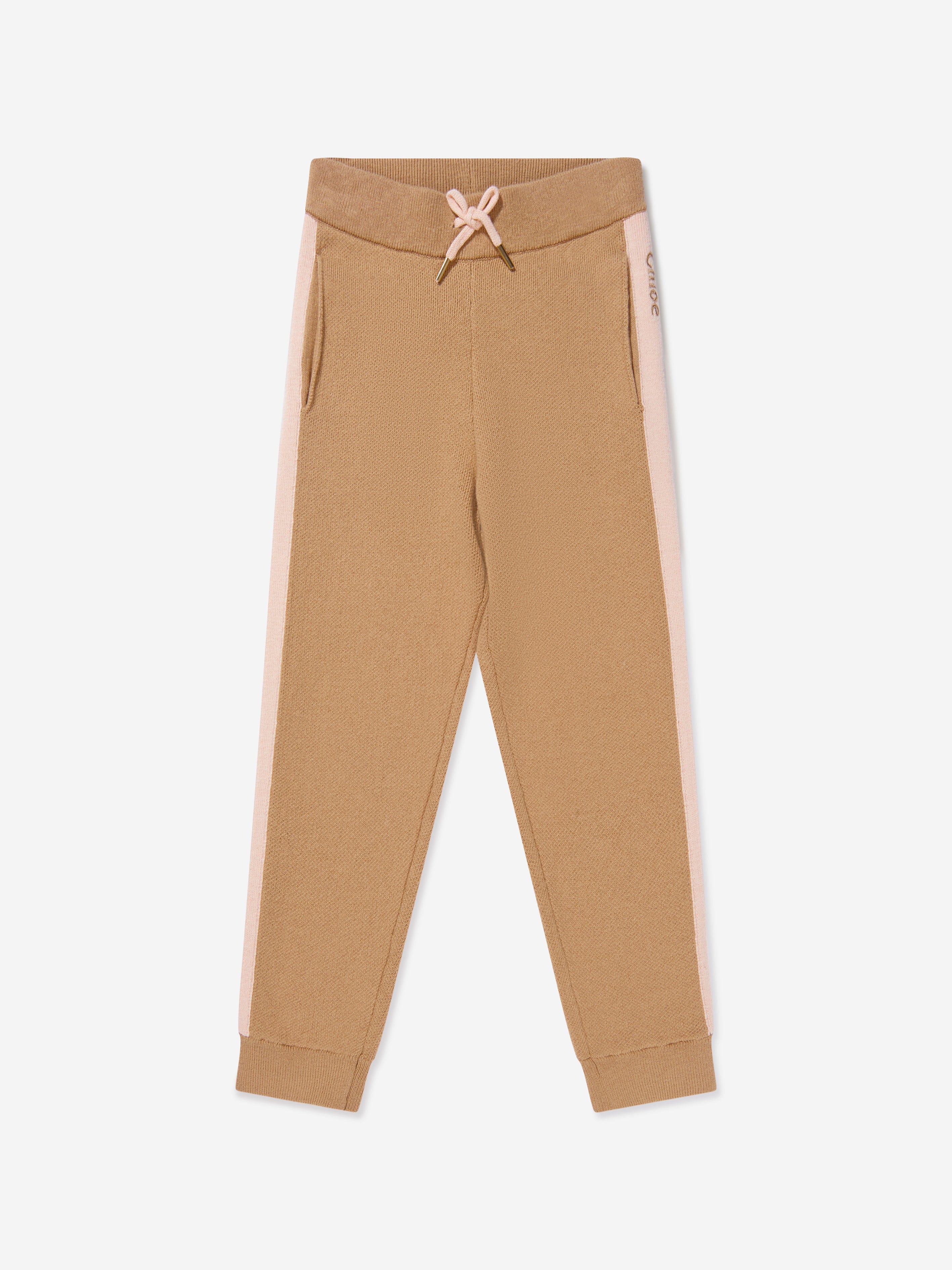 Chloé Girls Organic Cotton Joggers