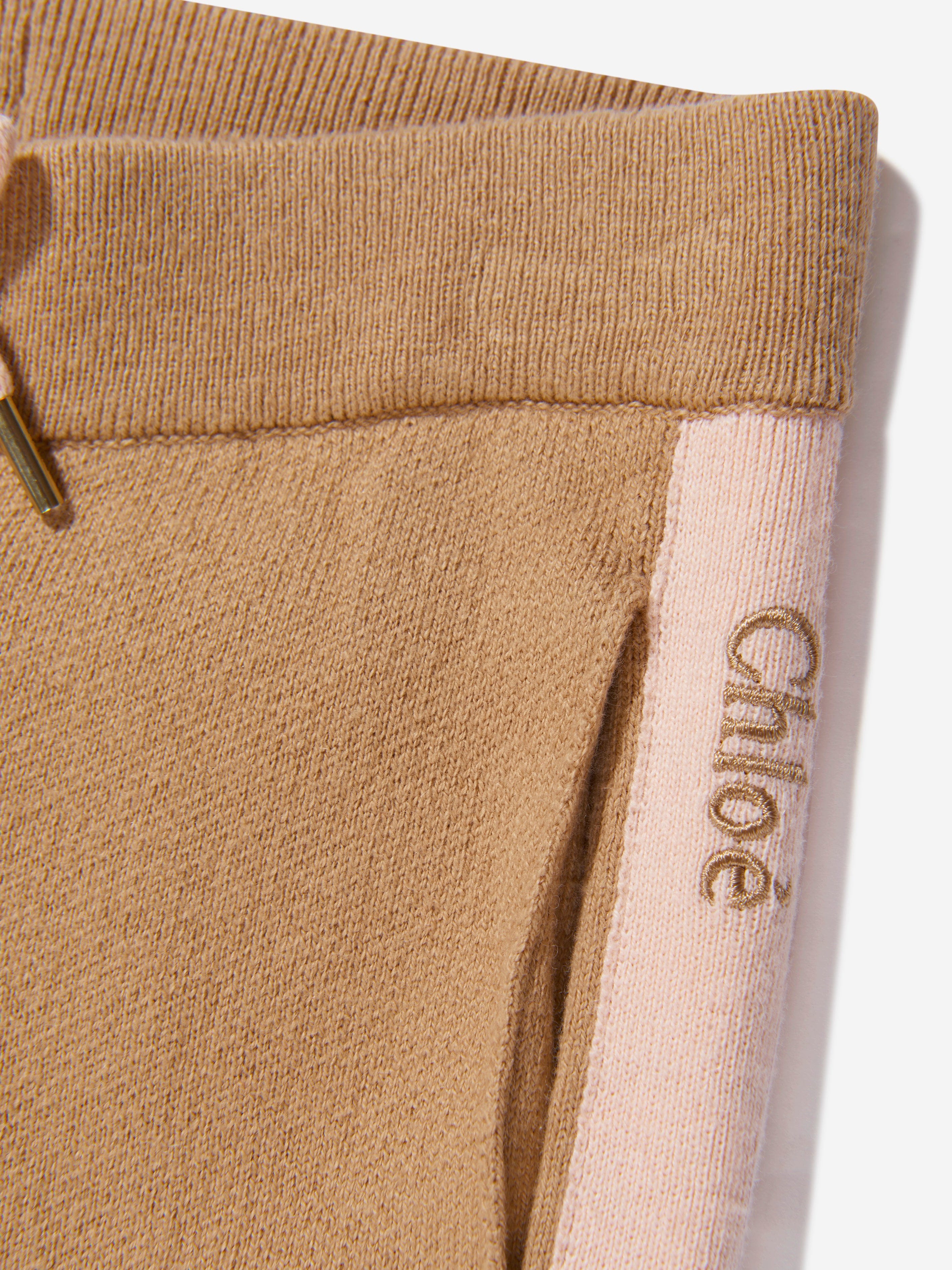 Chloé Girls Organic Cotton Joggers