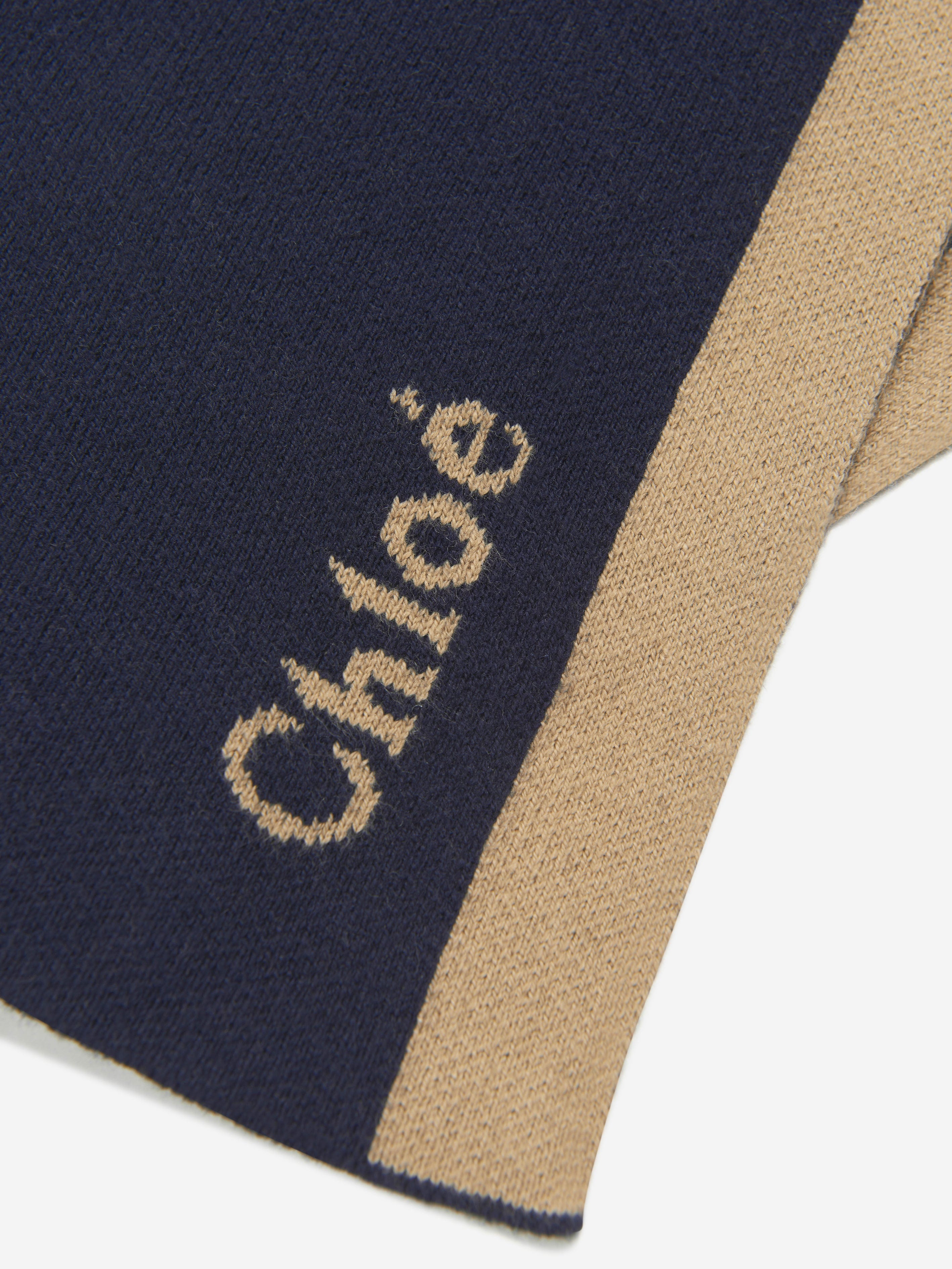 Chloé Girls Knitted Logo Scarf