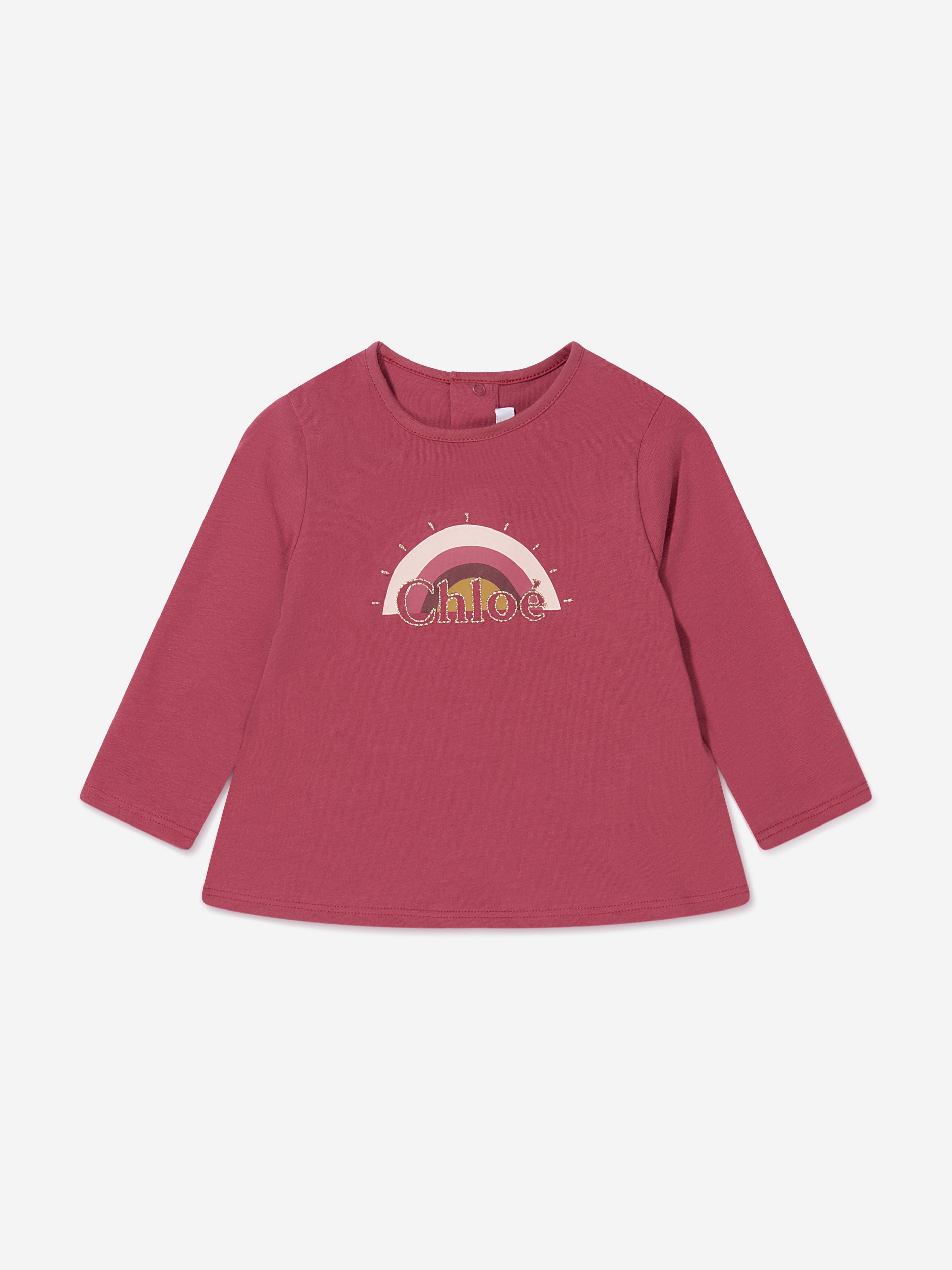 Chloé Baby Girls Long Sleeve Logo T-Shirt