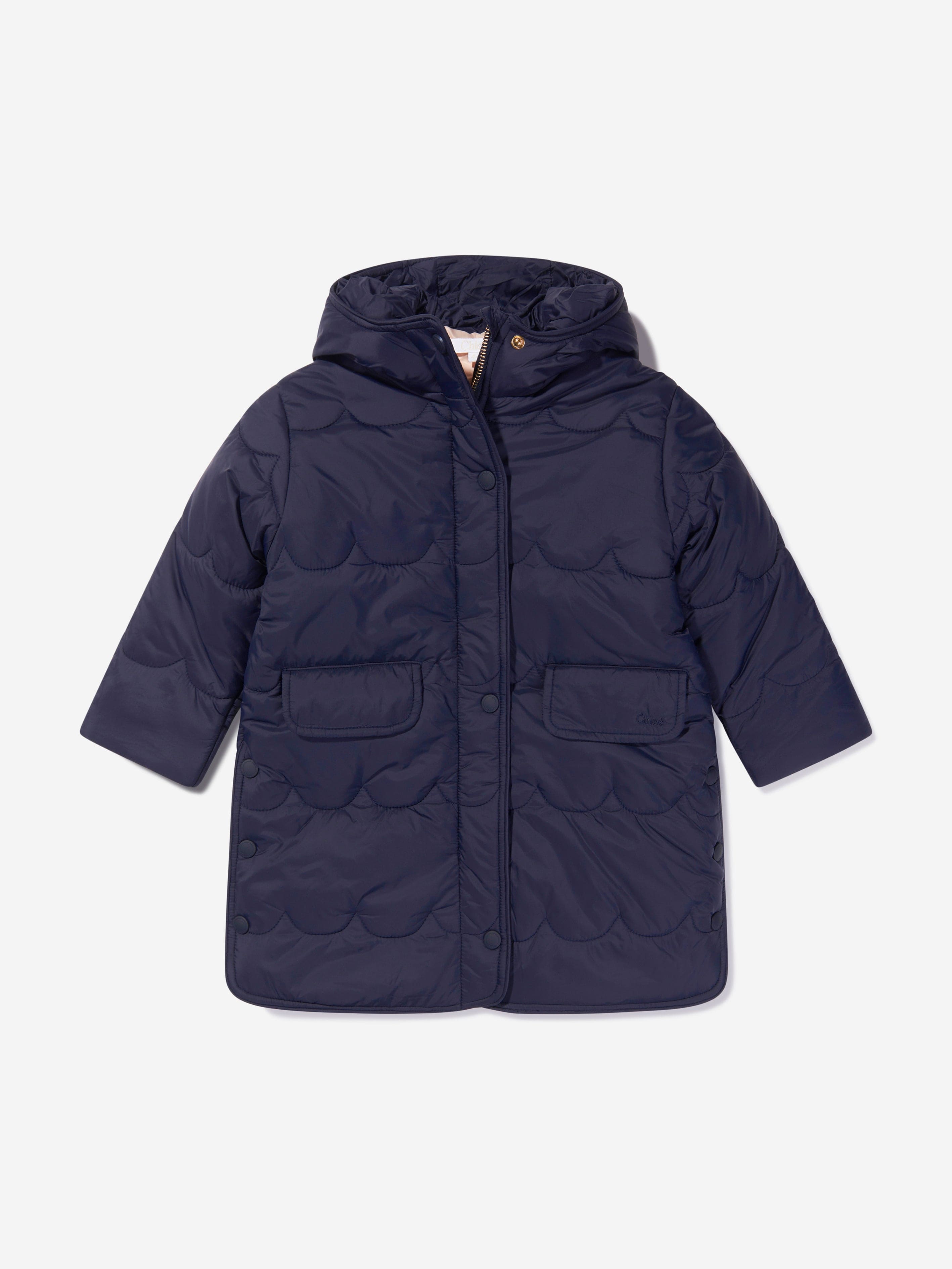 Chloé Girls Down Padded Puffer Jacket