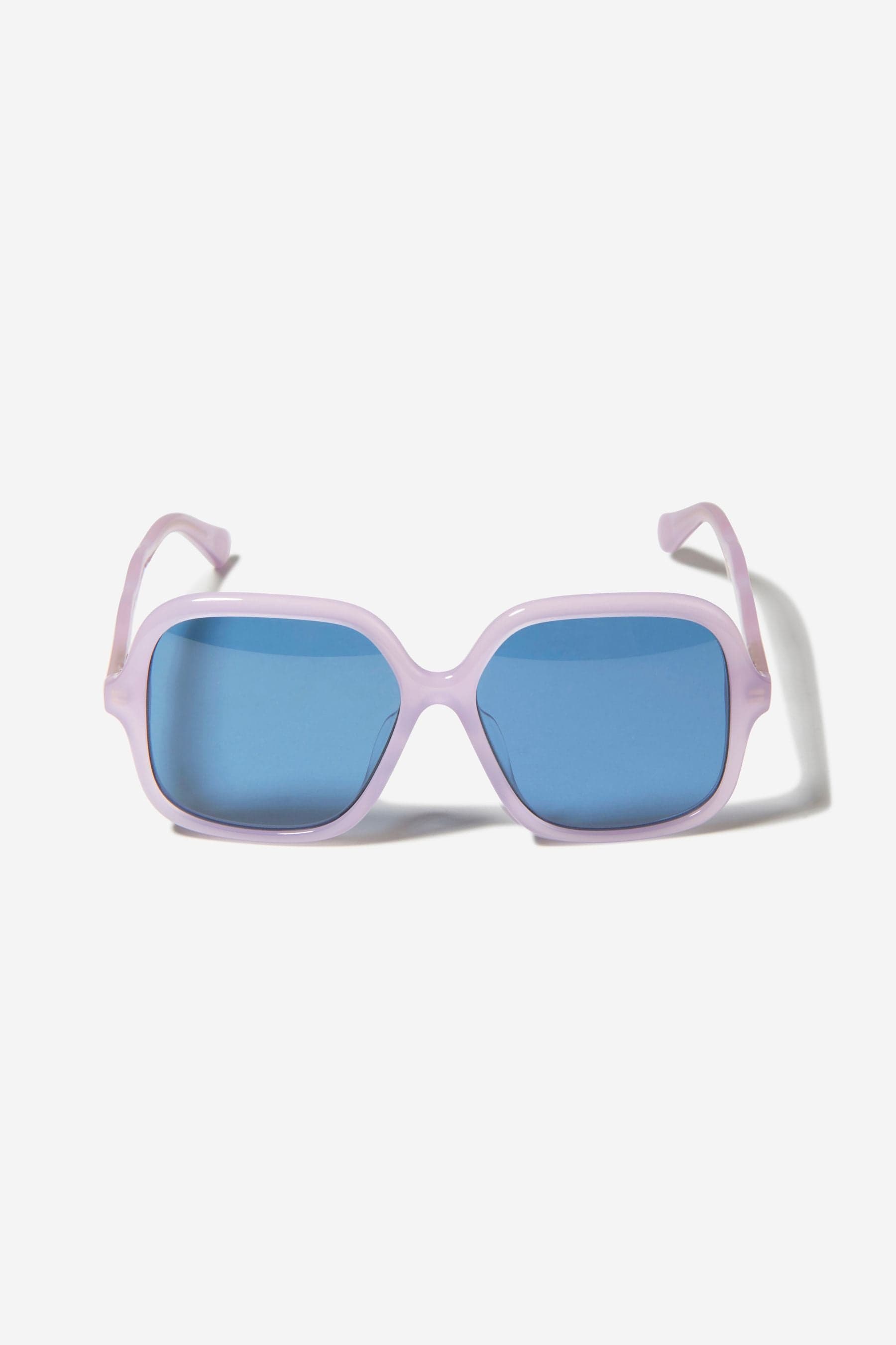 Chloé Girls Square Sunglasses With Wavy Temple