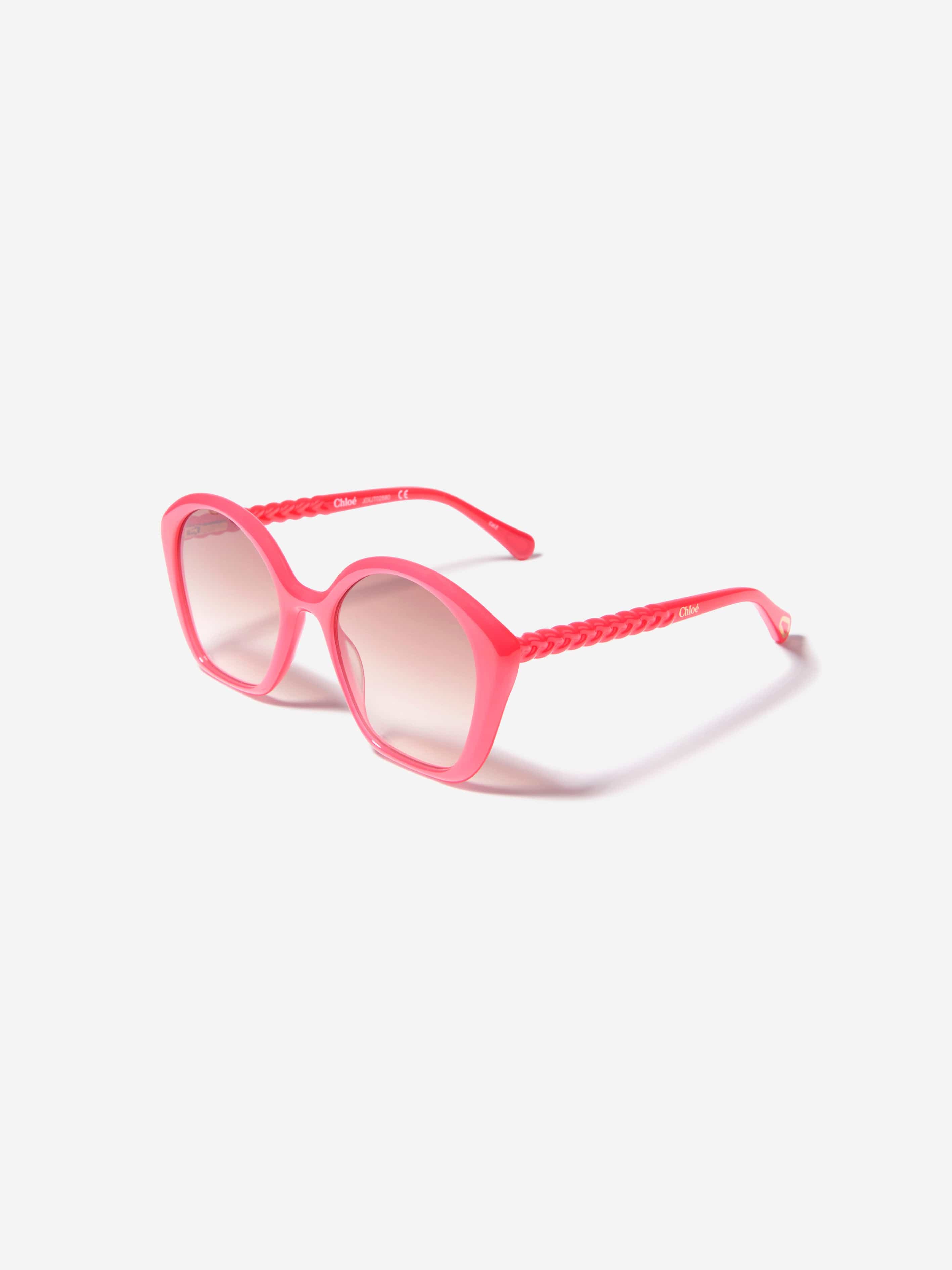 Chloé Girls Geometrical Gradient Sunglassses