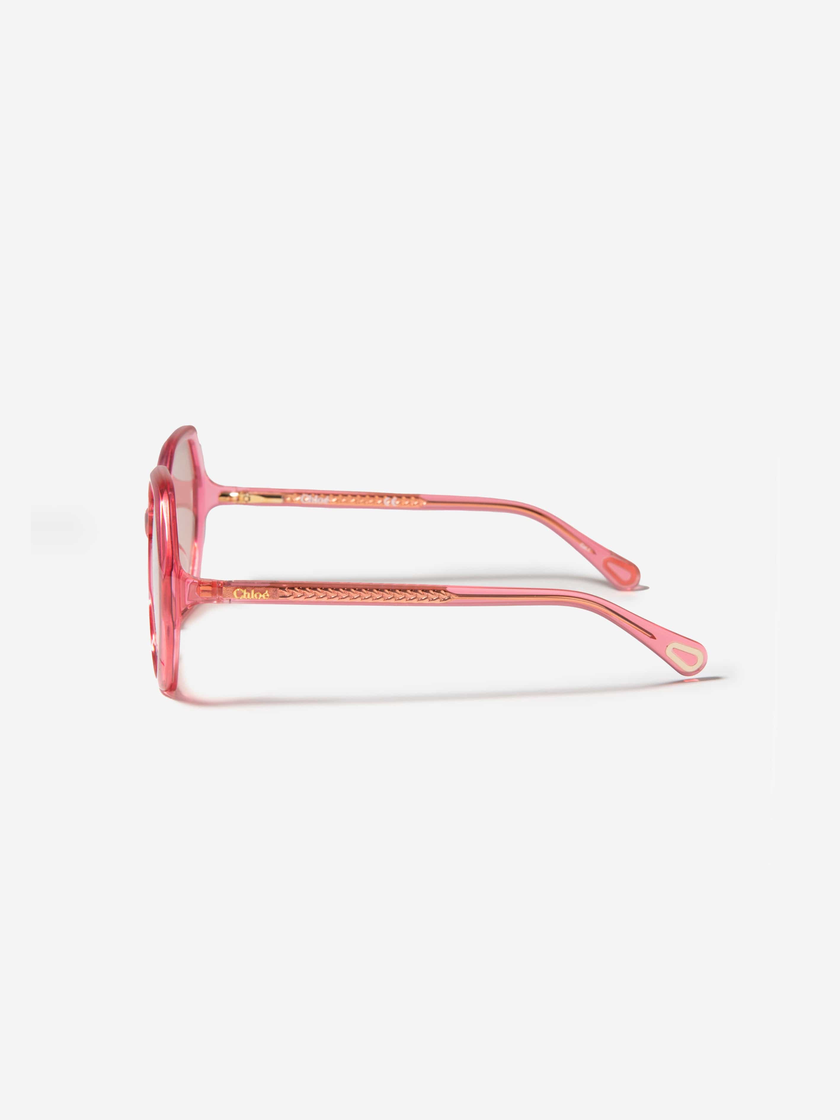 Chloé Girls Geometrical Gradient Sunglassses