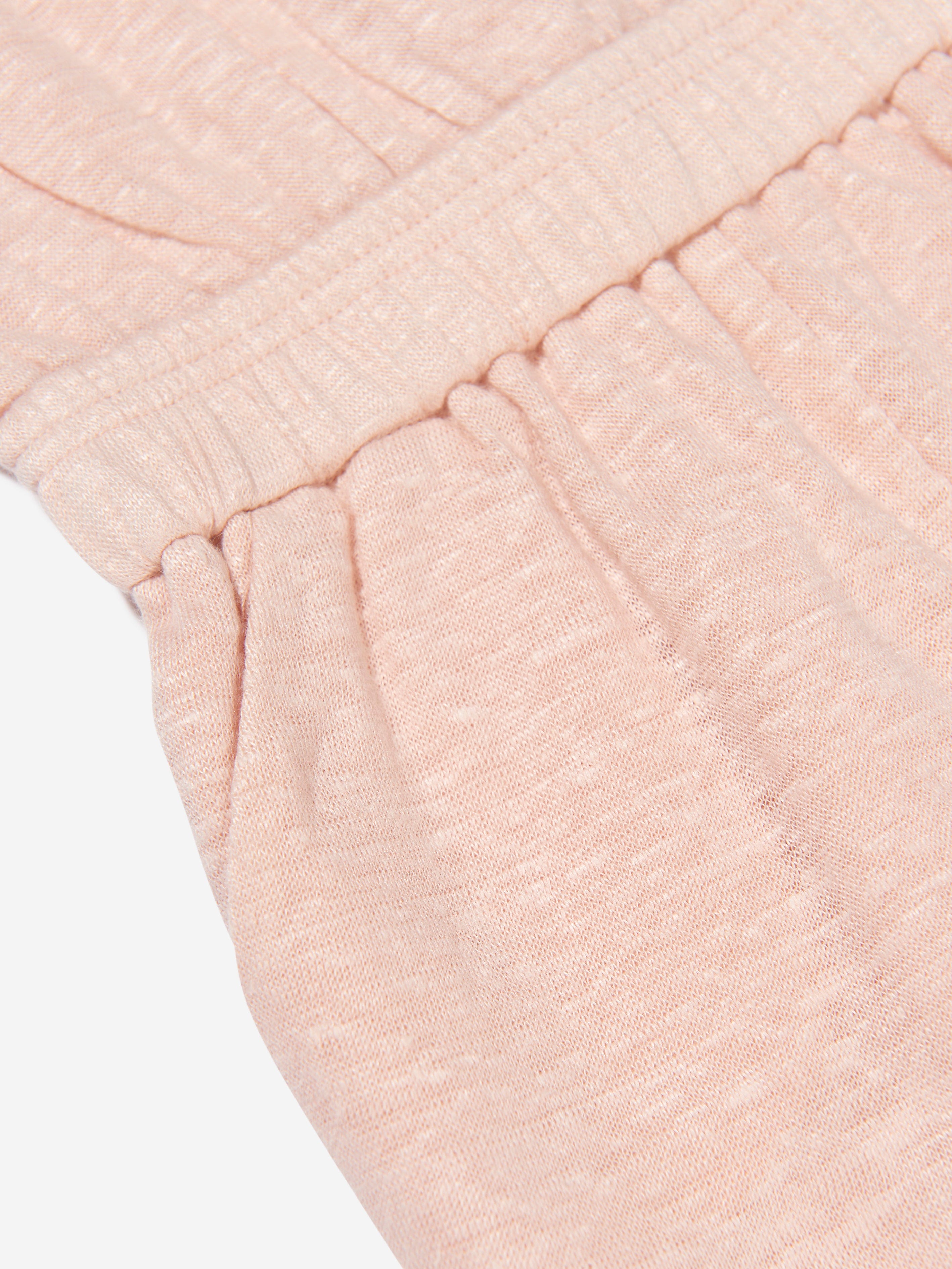 Chloé Baby Girls Organic Cotton Playsuit in Pink