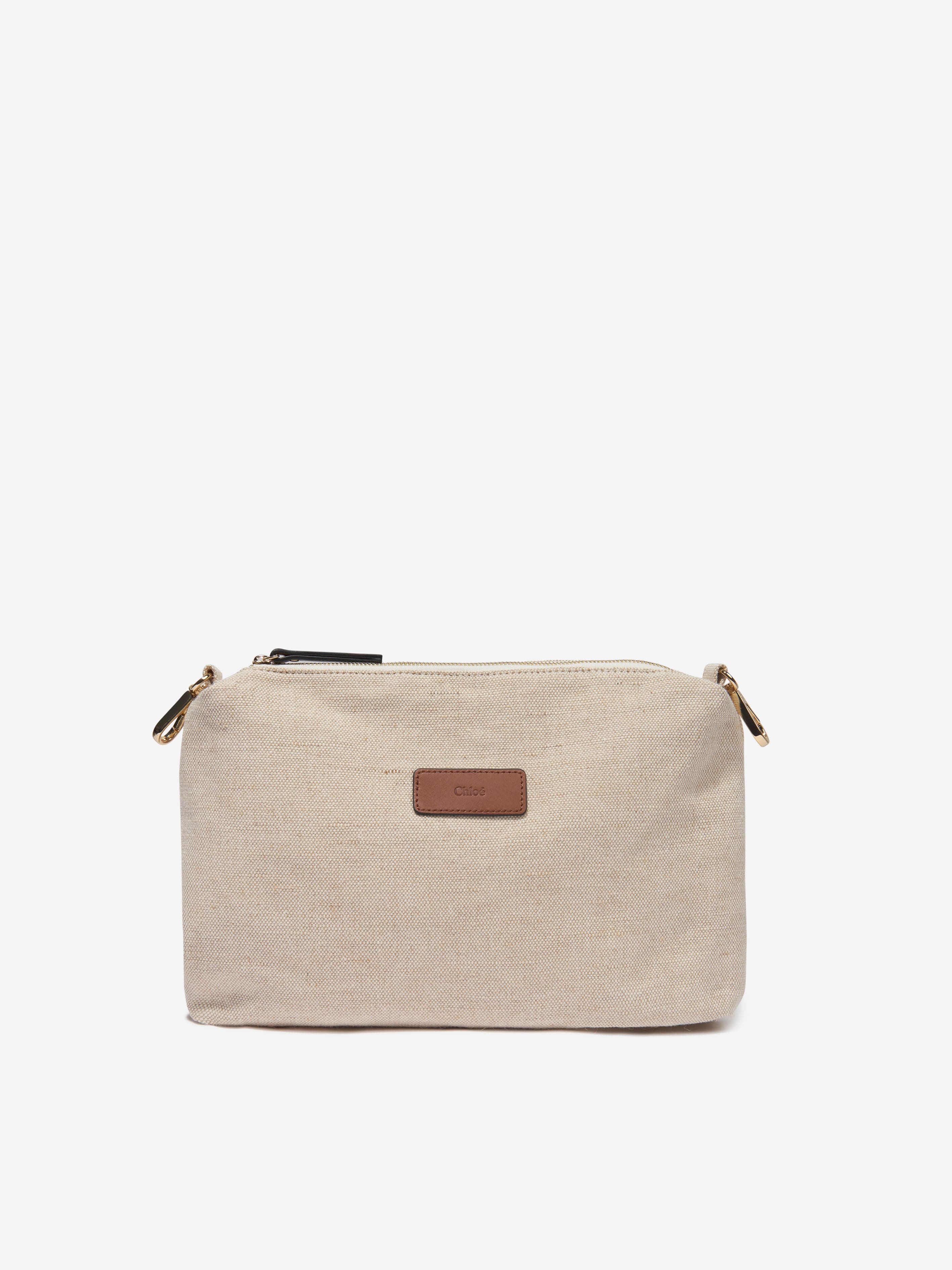 Chloé Baby Organic Cotton Changing Bag in Ivory