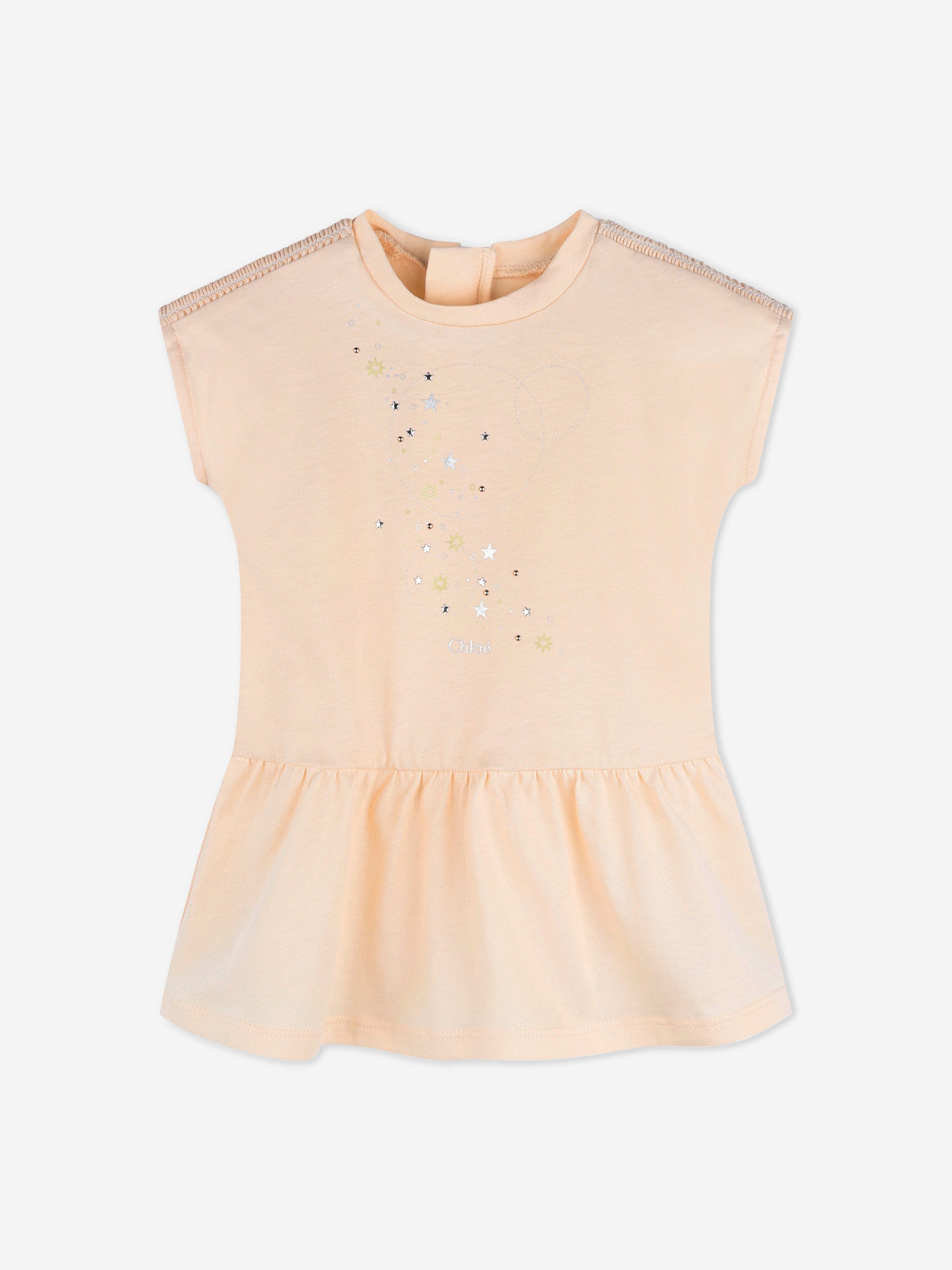 Chloé Baby Girls T-Shirt Dress in Pink