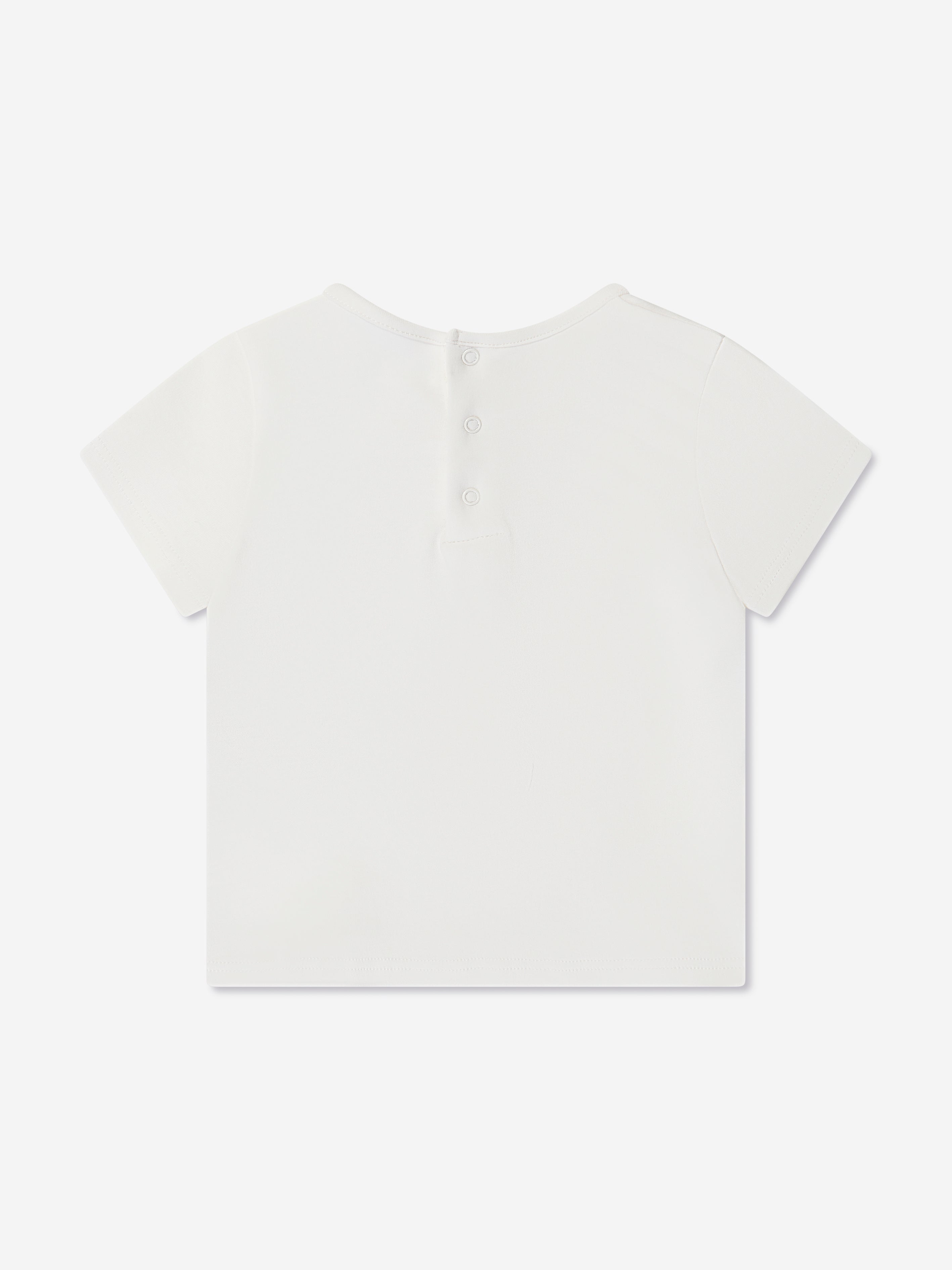 Chloé Baby Girls Embroidered Logo T-Shirt in White