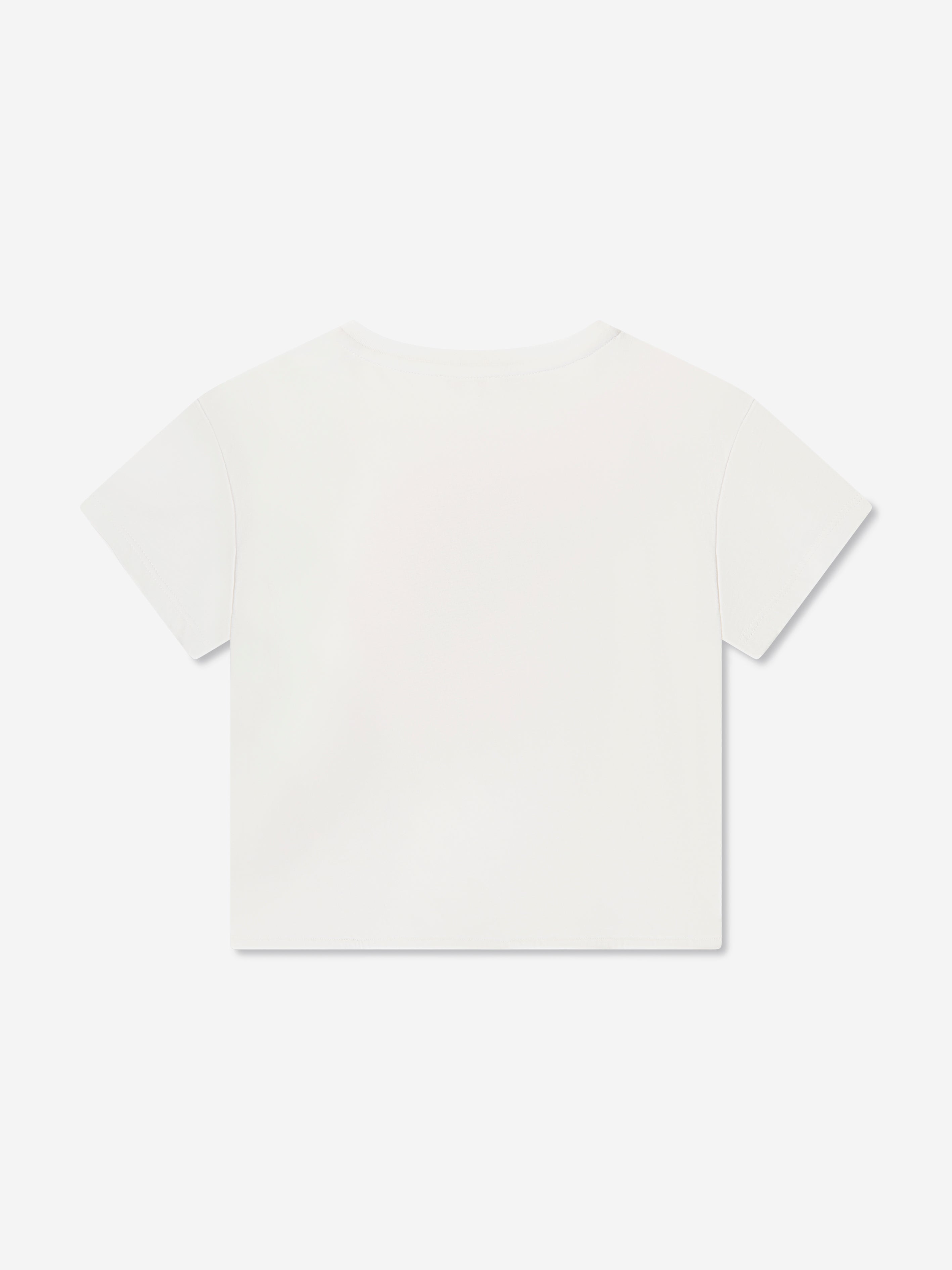 Chloé Girls Waist Tie T-Shirt in Ivory