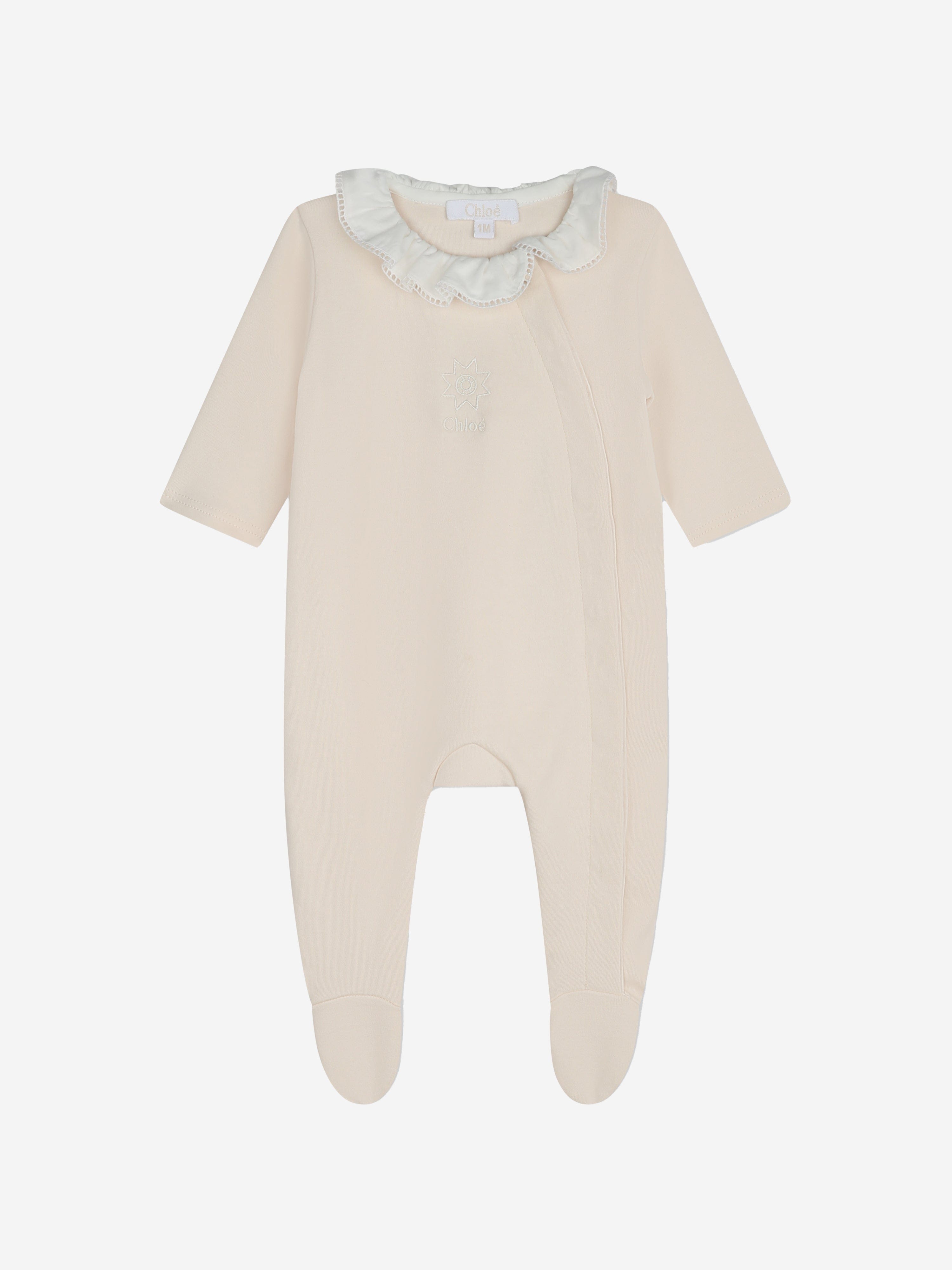 Chloé Baby Girls Babygrow Gift Set in Pink