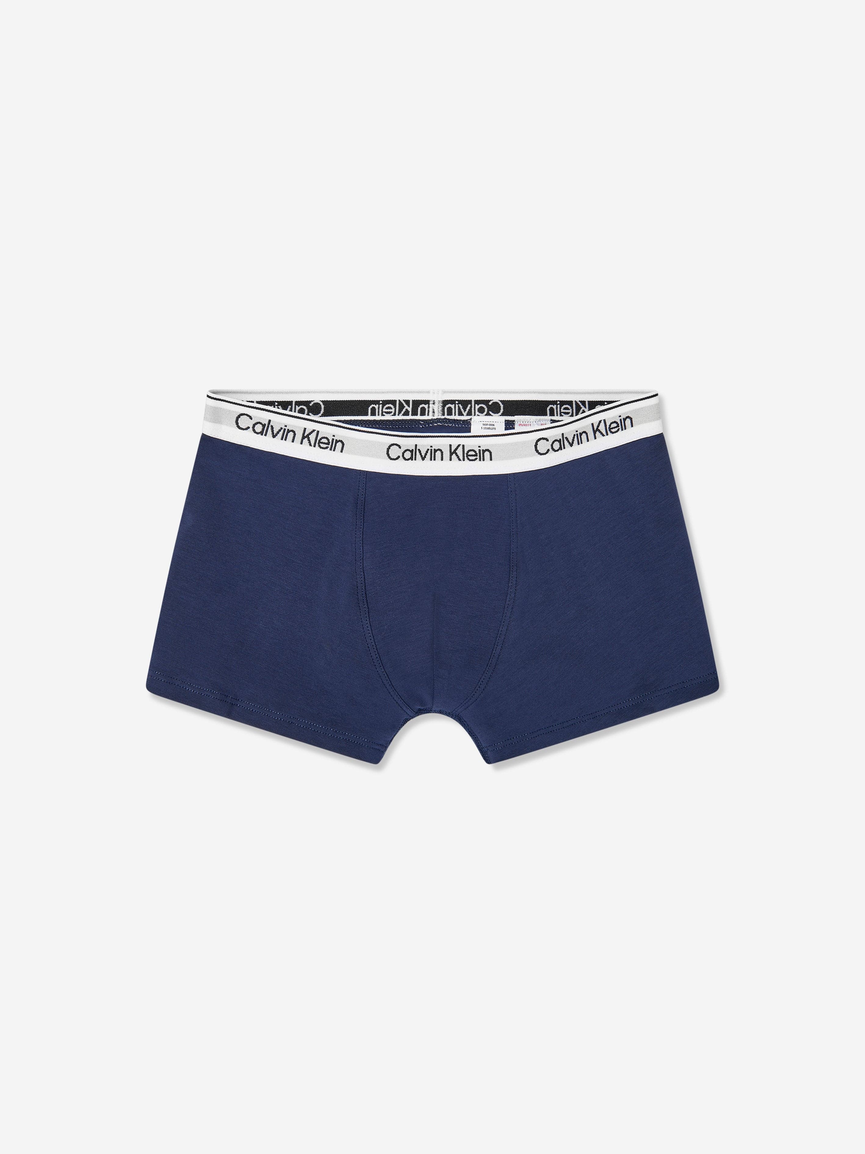 Calvin Klein Boys 2 Pack Boxer Shorts Set in Multicolour