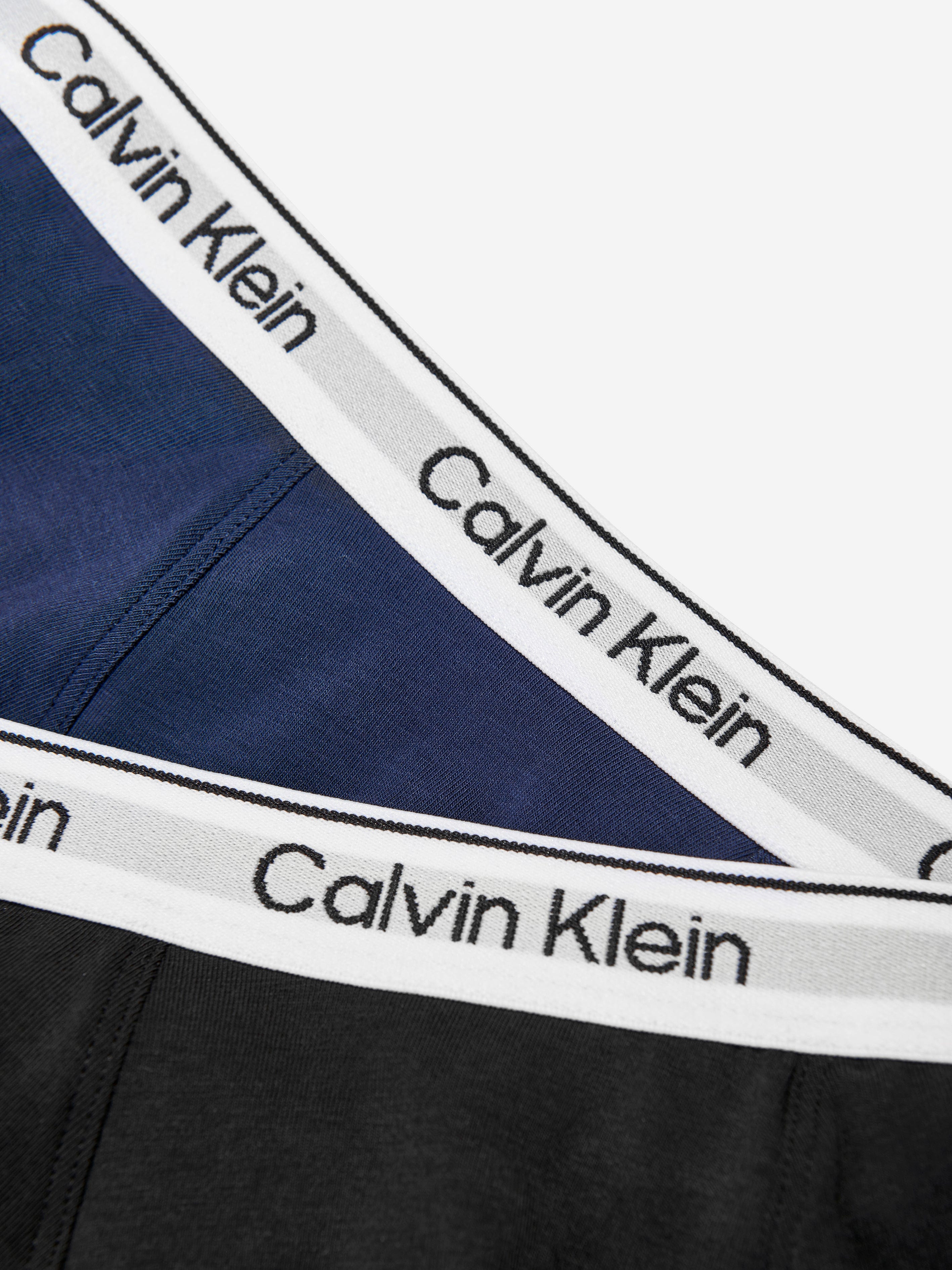 Calvin Klein Boys 2 Pack Boxer Shorts Set in Multicolour