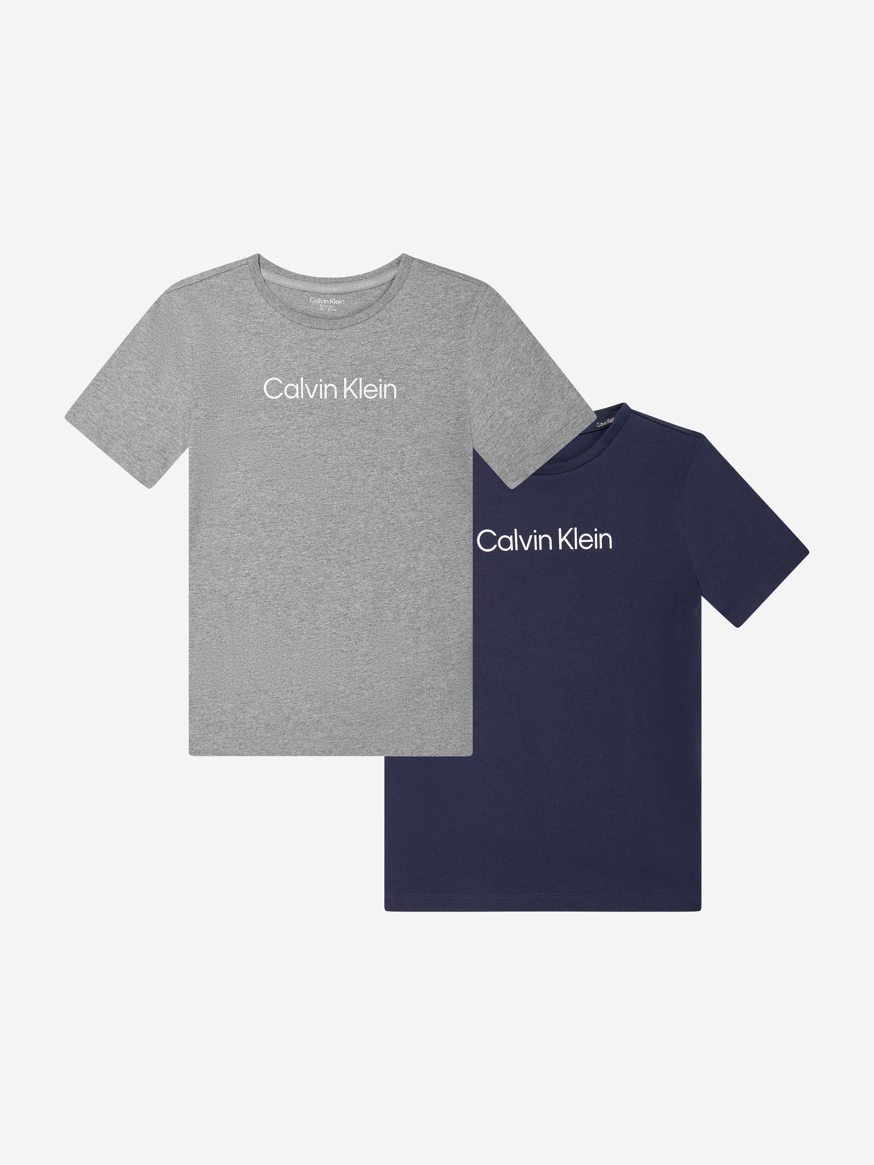 Calvin Klein Boys 2 Pack T-Shirt Set in Multicolour