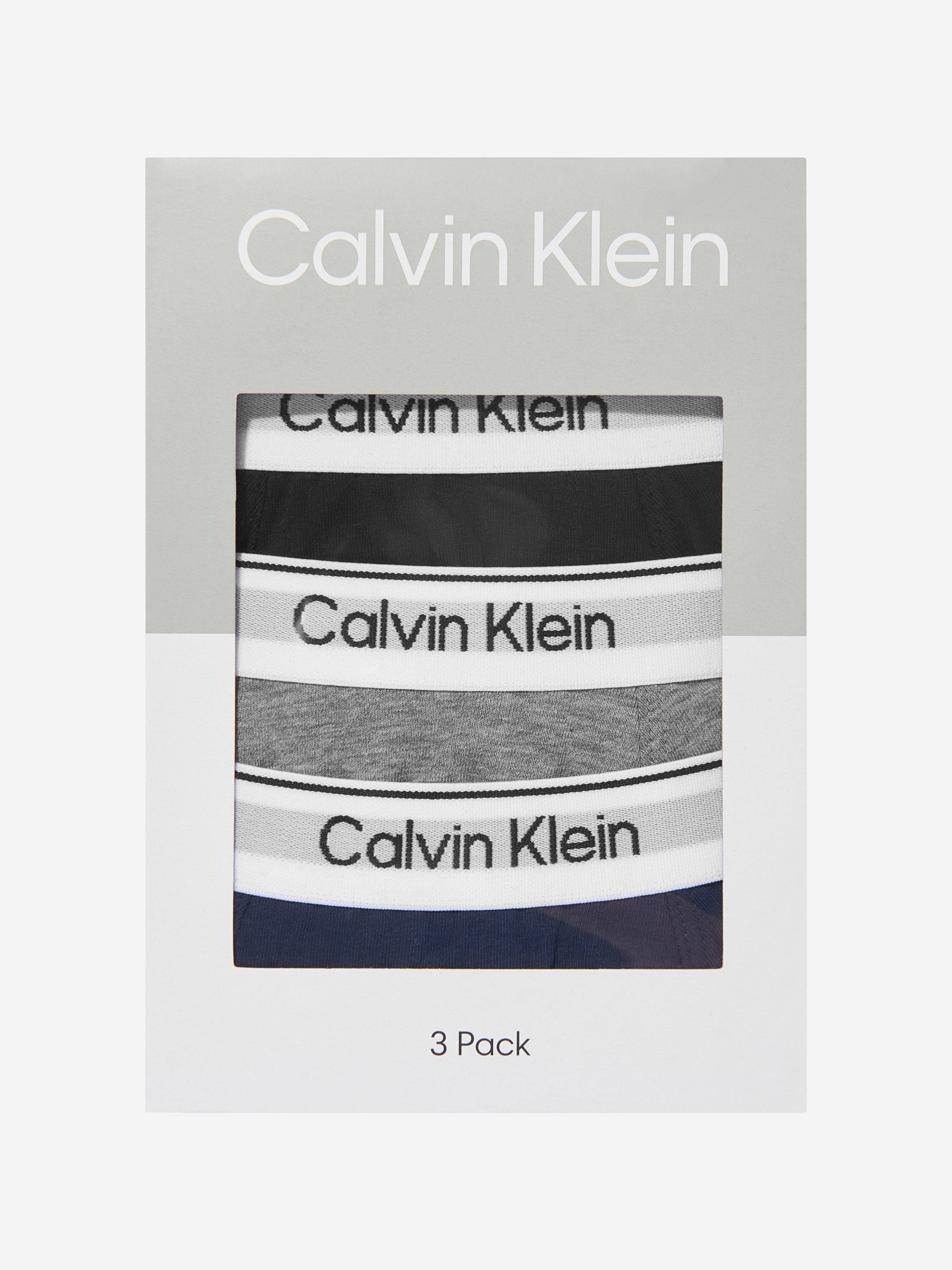 Calvin Klein Boys 3 Pack Boxer Shorts Set in Multicolour