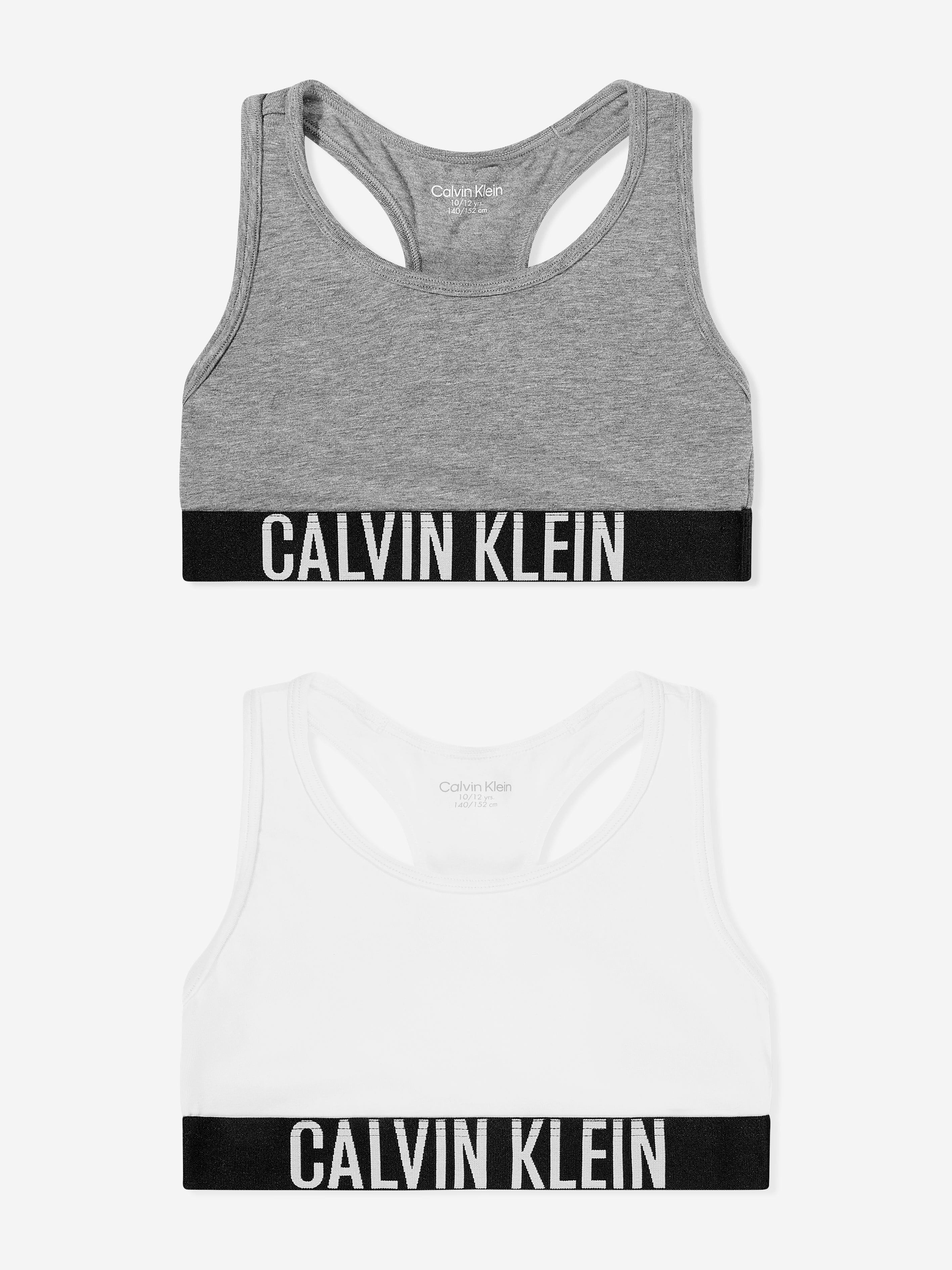 Calvin Klein Girls 2 Pack Bralette Set in Multicolour