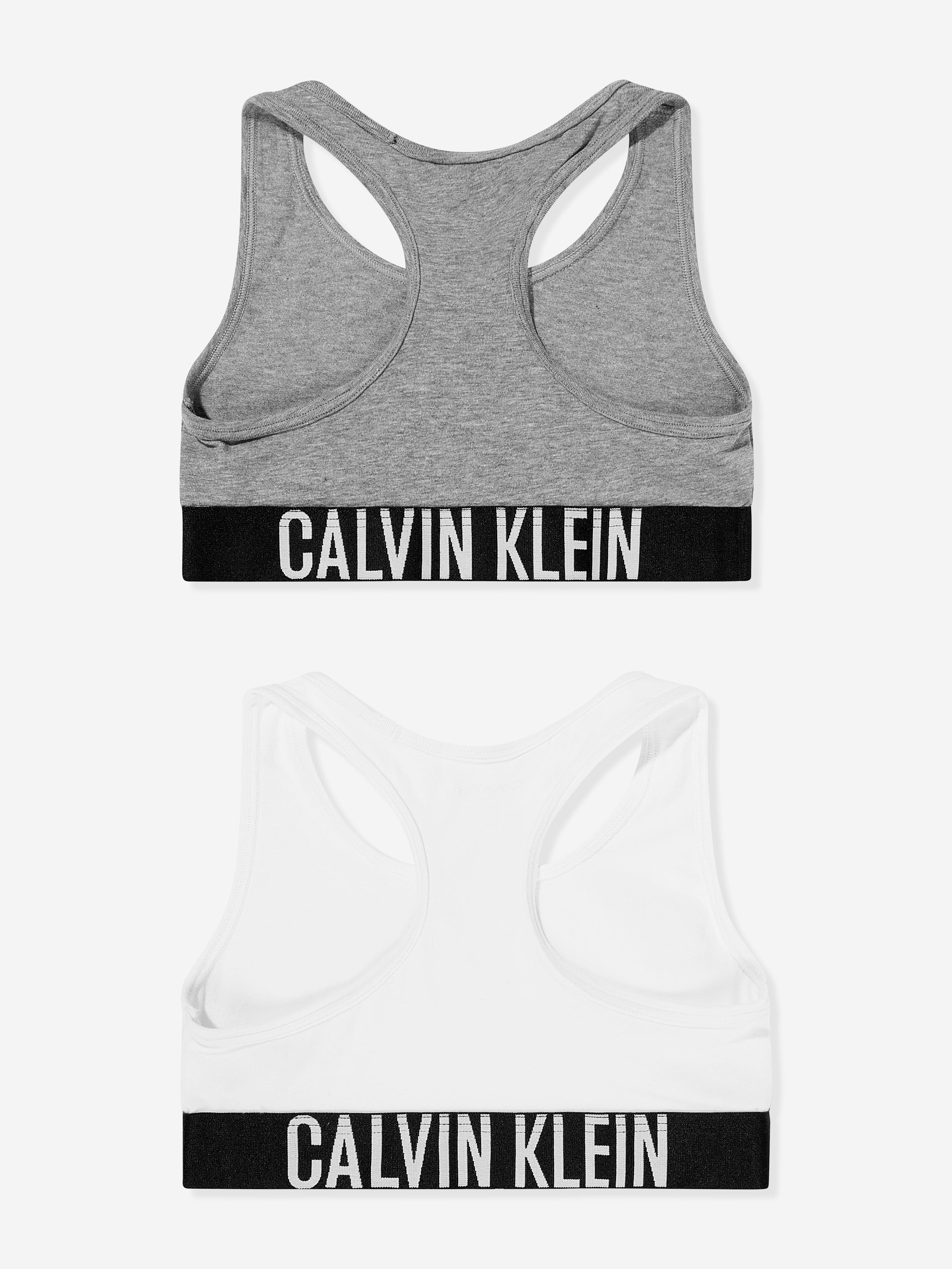 Calvin Klein Girls 2 Pack Bralette Set in Multicolour