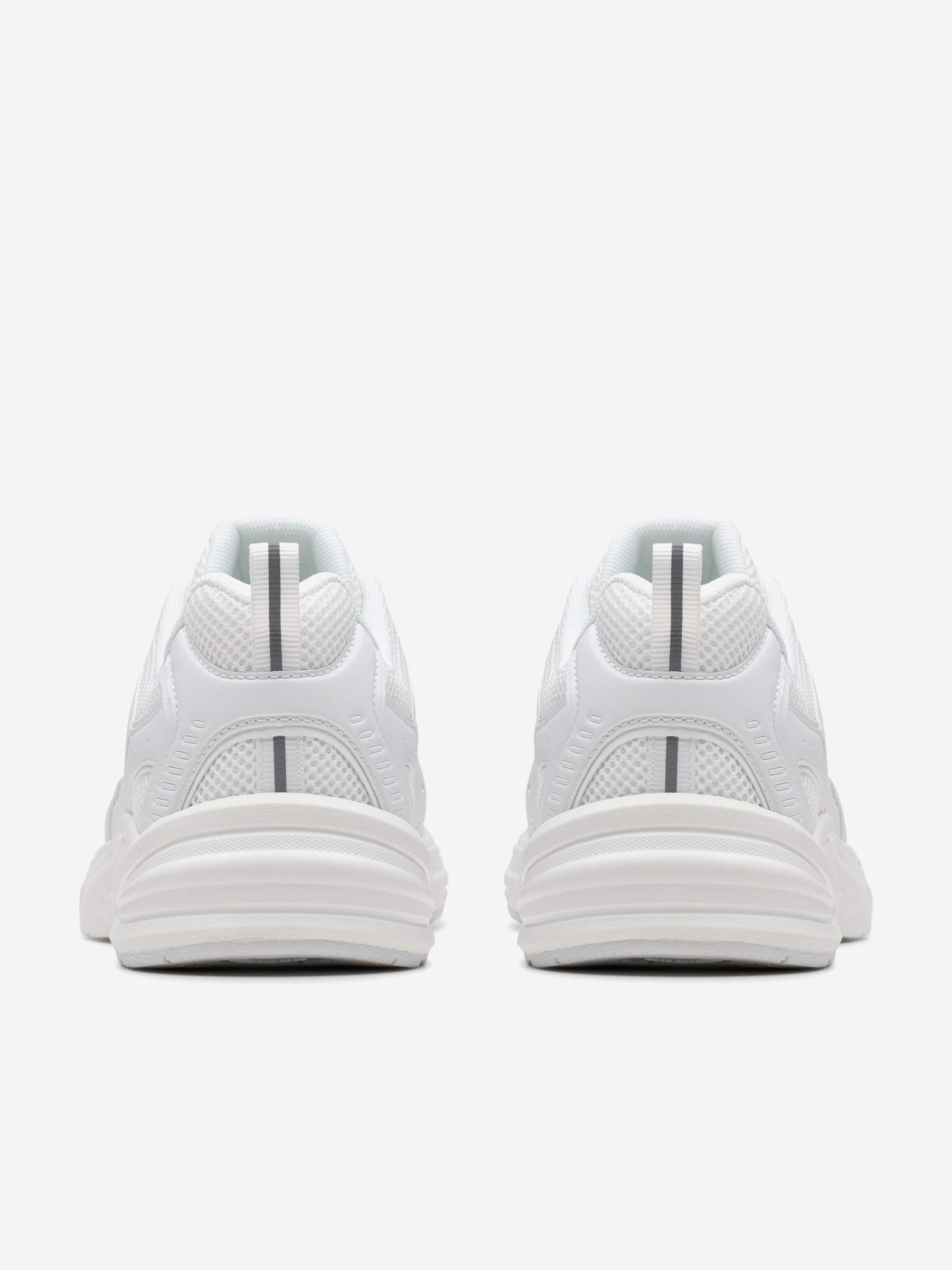 Clarks Kids Crafton Move Trainers in White (Wide Fit)