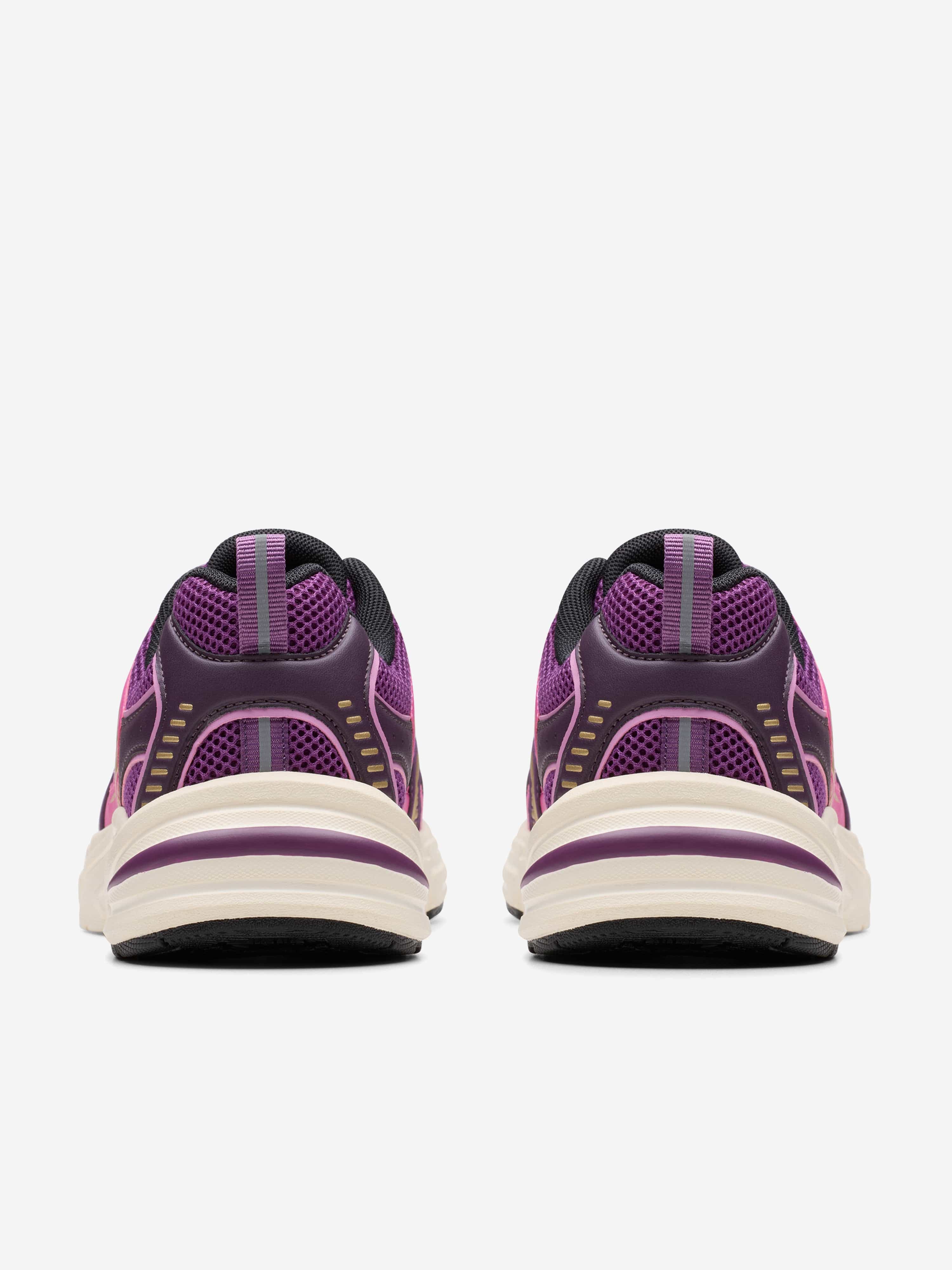 Clarks Girls Crafton Move Trainers in Purple (Wide Fit)