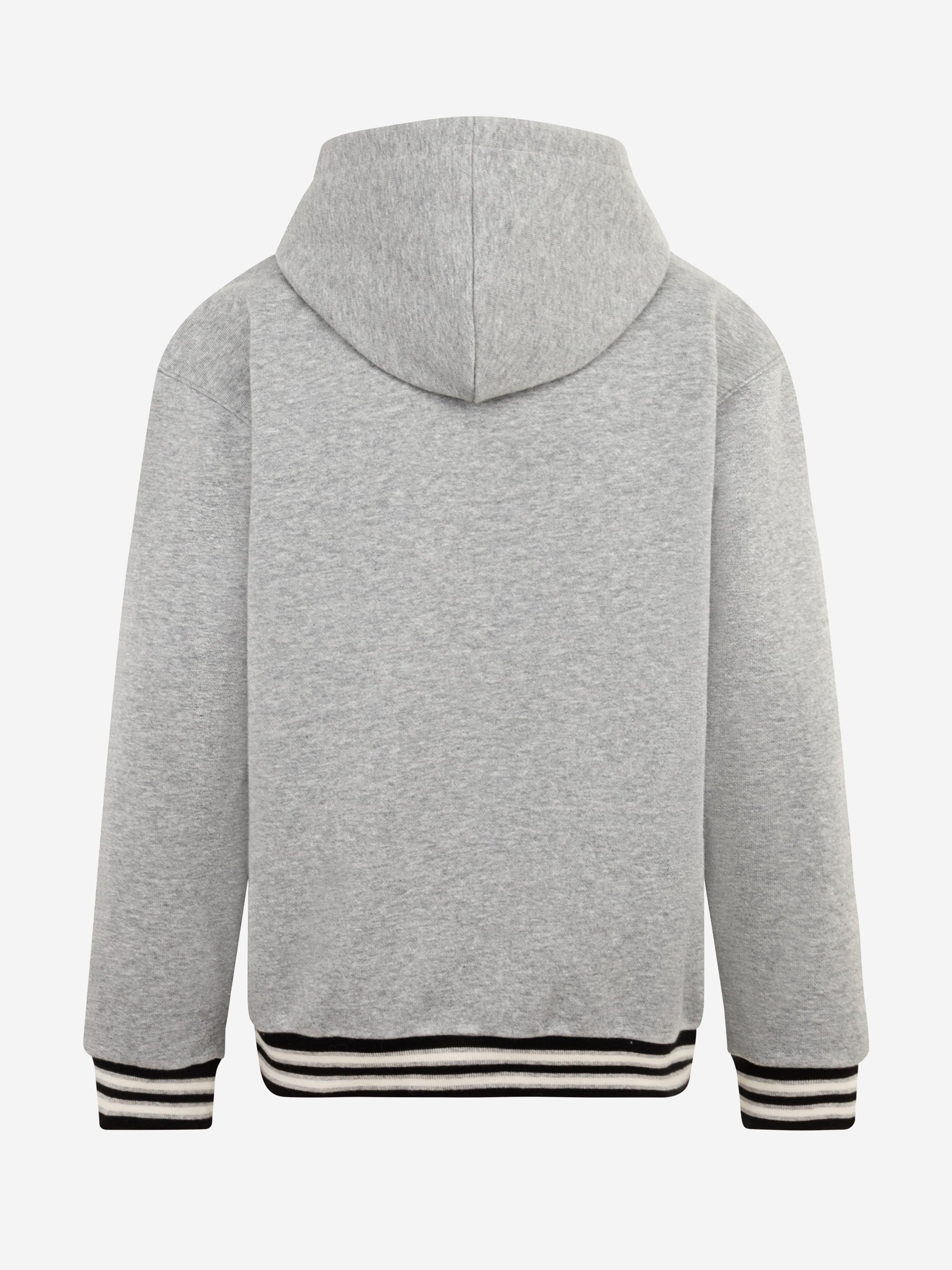 Converse Boys Retro Varsity Hoodie in Grey