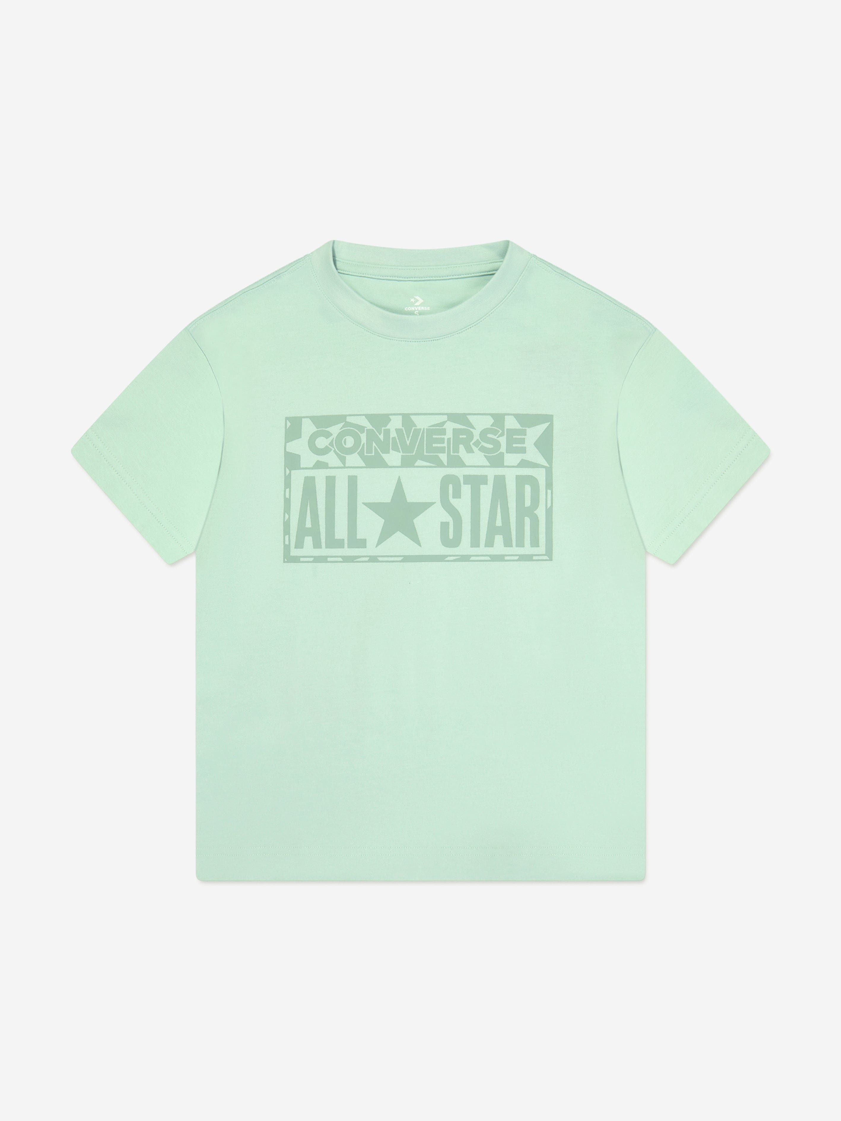 Converse Boys Lifestyle Loose Fit T-Shirt in Green