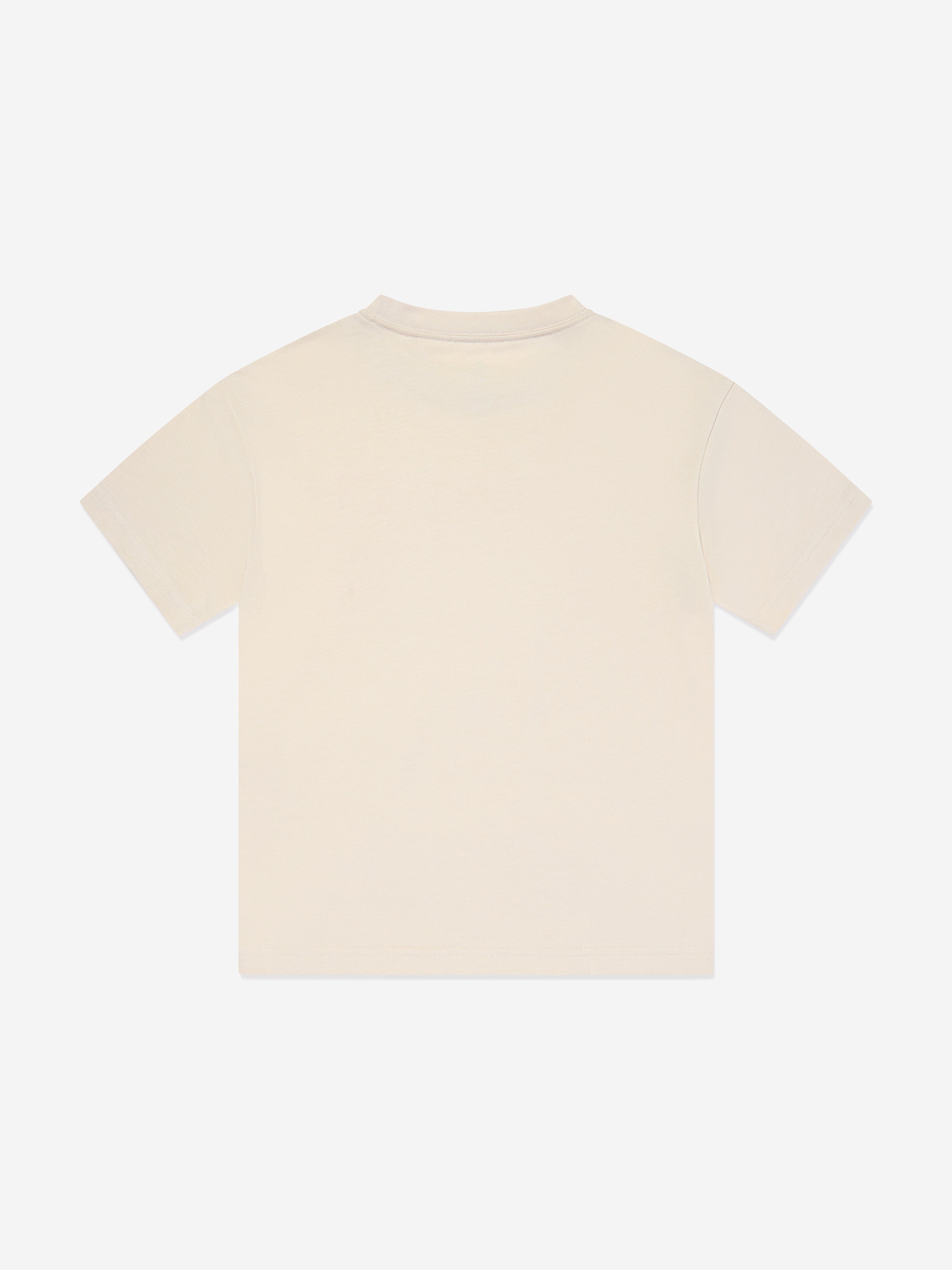 Converse Boys Lifestyle Loose Fit T-Shirt in Ivory