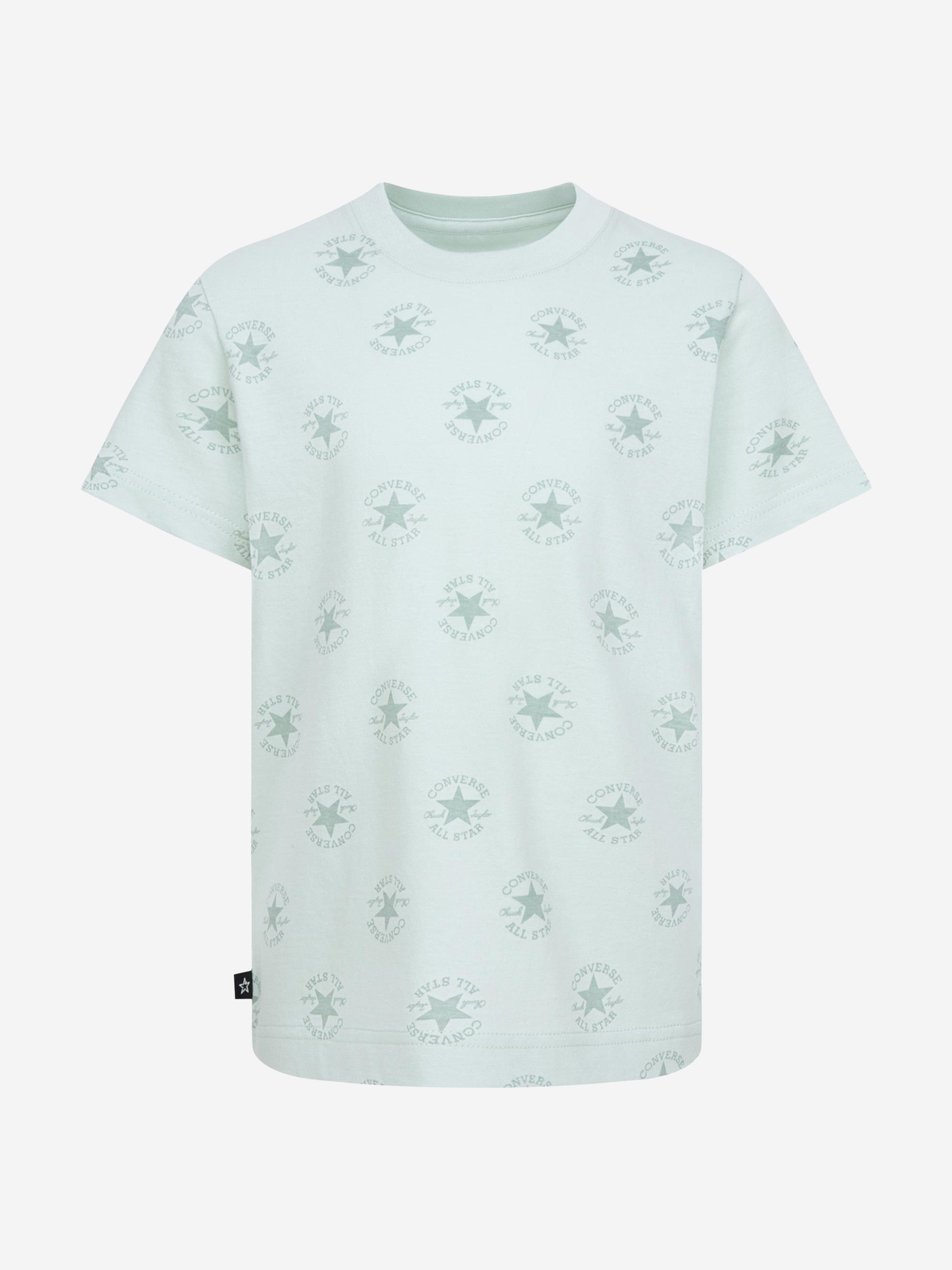 Converse Boys AOP T-Shirt And Short Set in Green