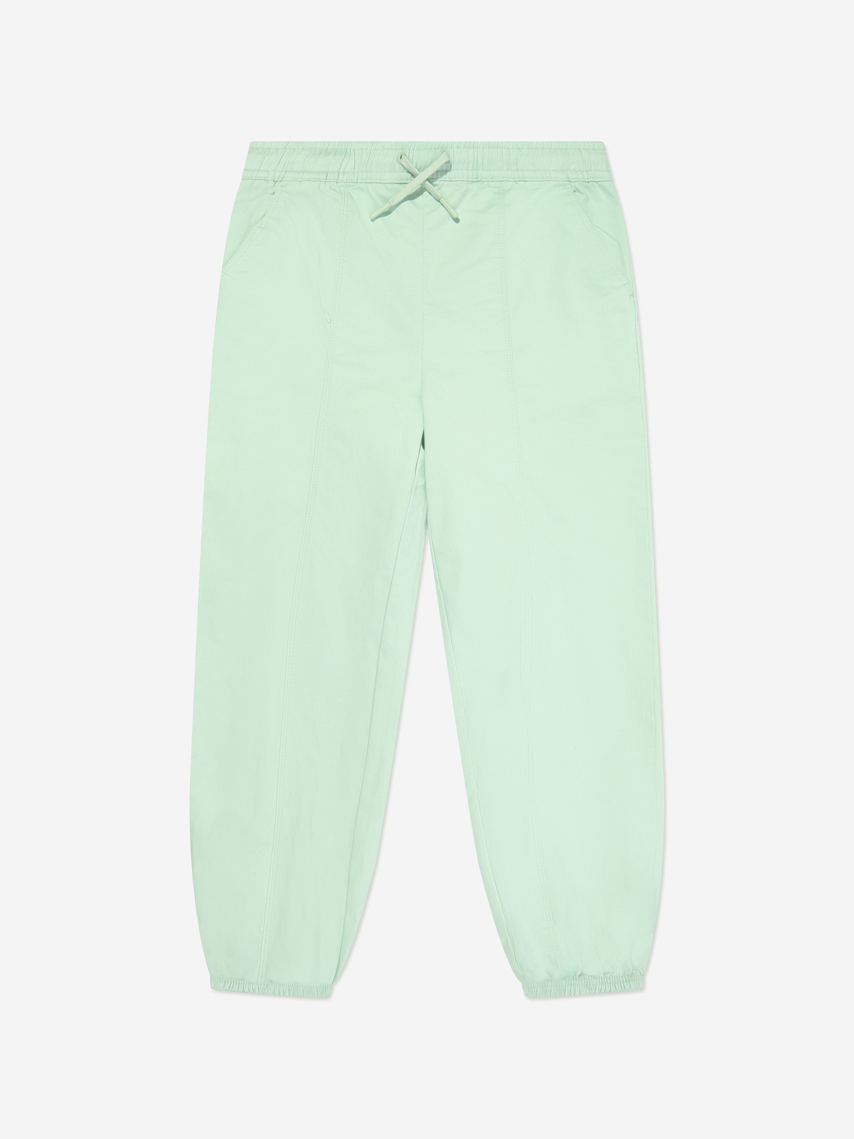 Converse Girls Relaxed Woven Joggers in Green