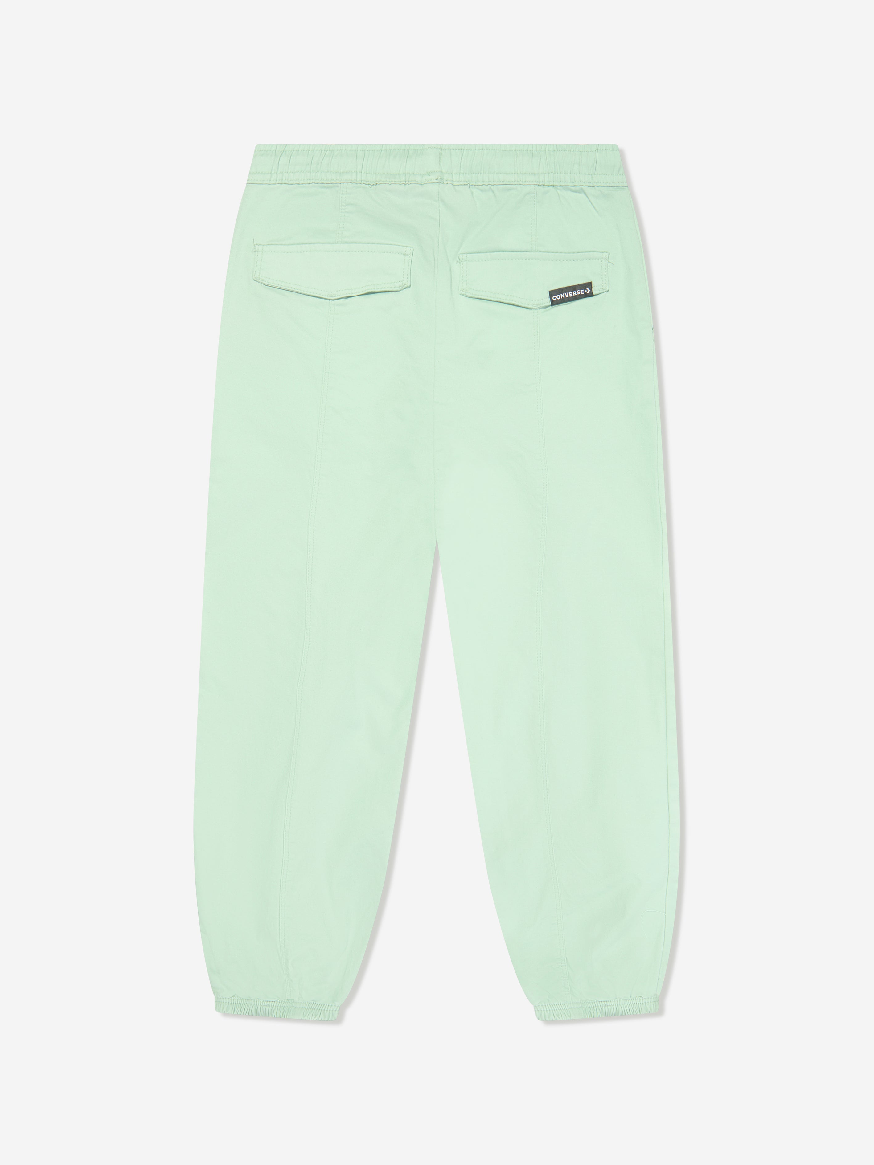 Converse Girls Relaxed Woven Joggers in Green