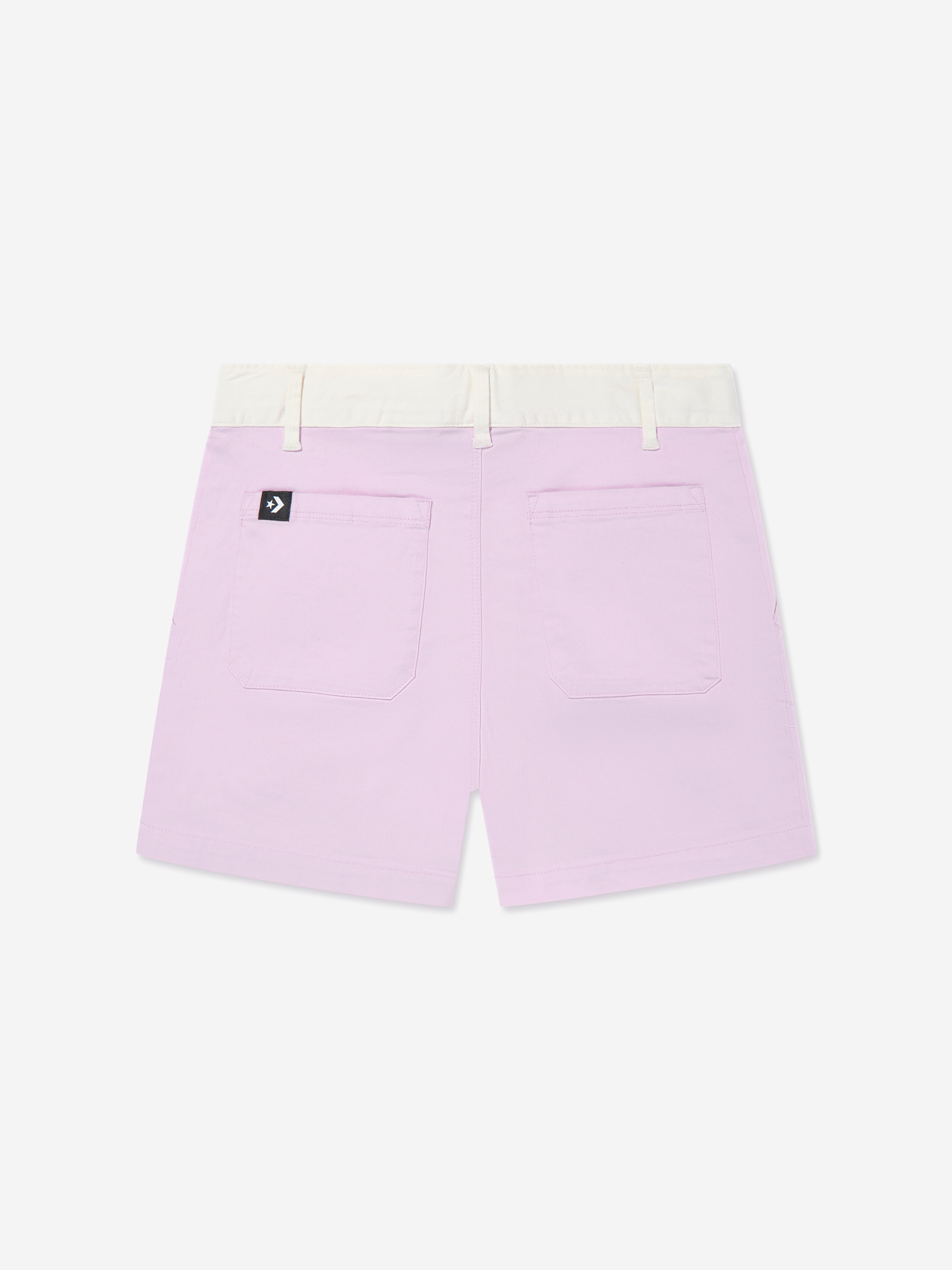 Converse Girls Colourblock Woven Shorts in Purple