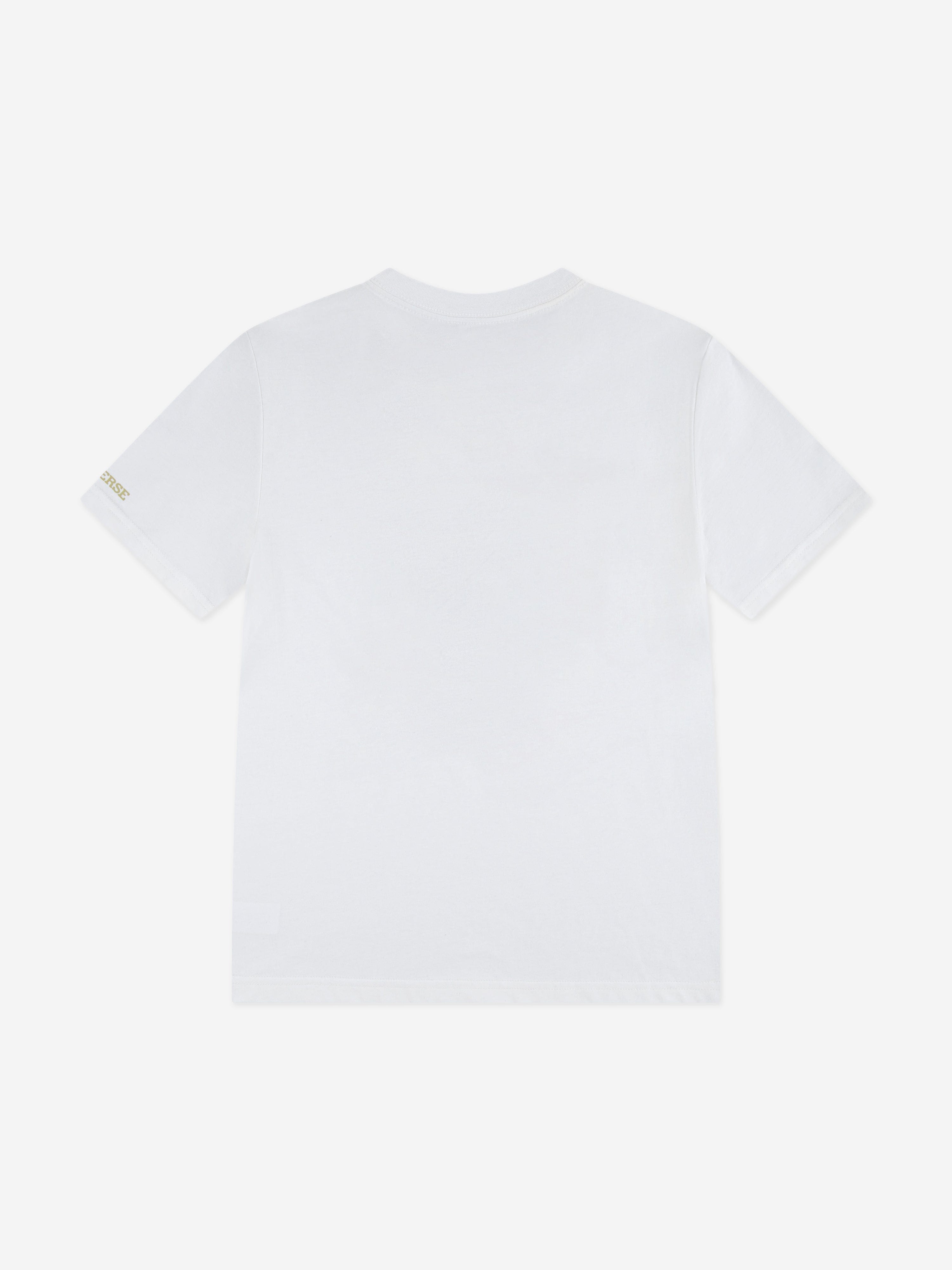 Converse Boys Stacked Converse Shoe GFX T-Shirt in Ivory
