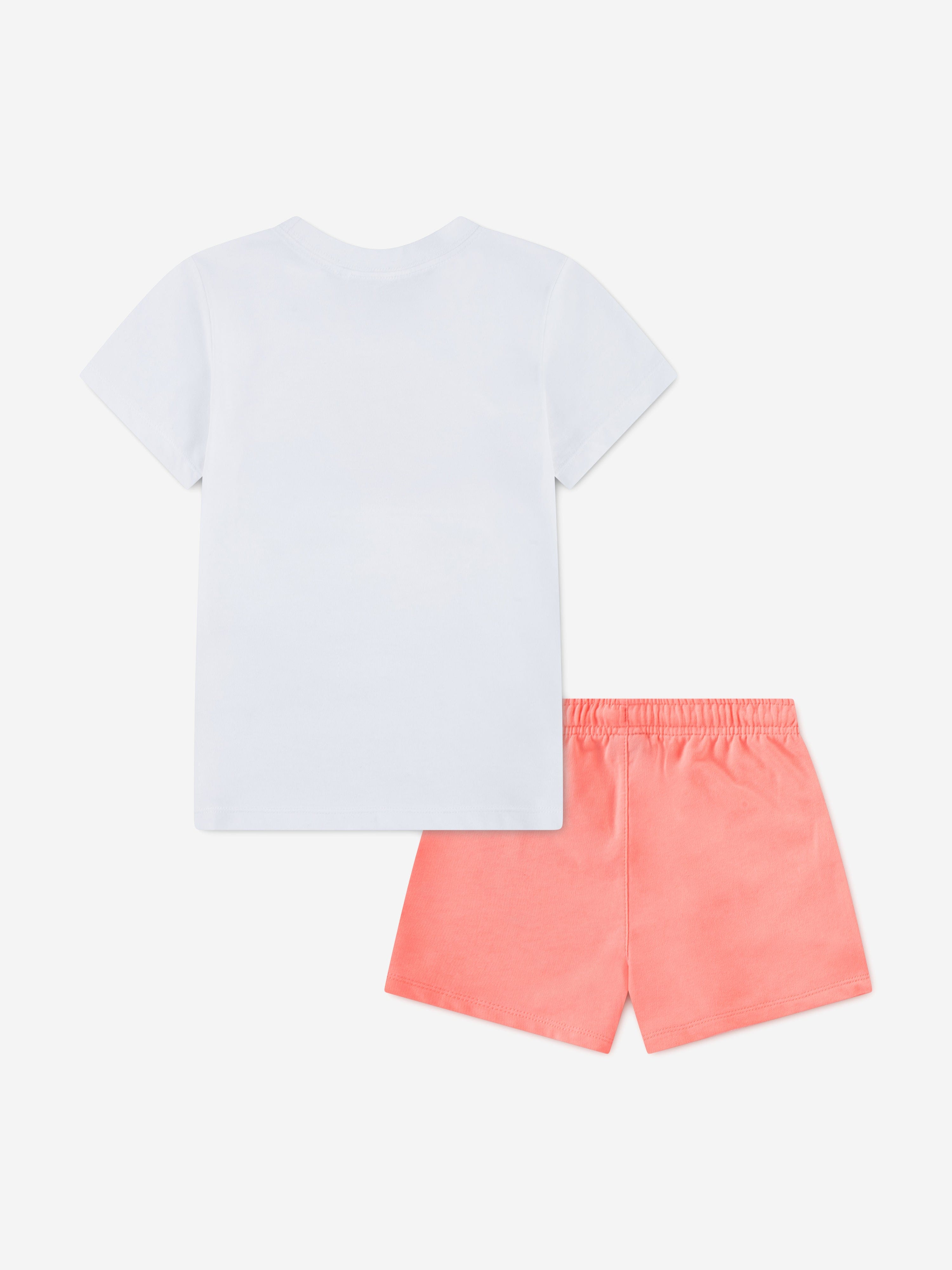 Converse Girls DCTP Classic T-Shirt and Shorts Set in Pink