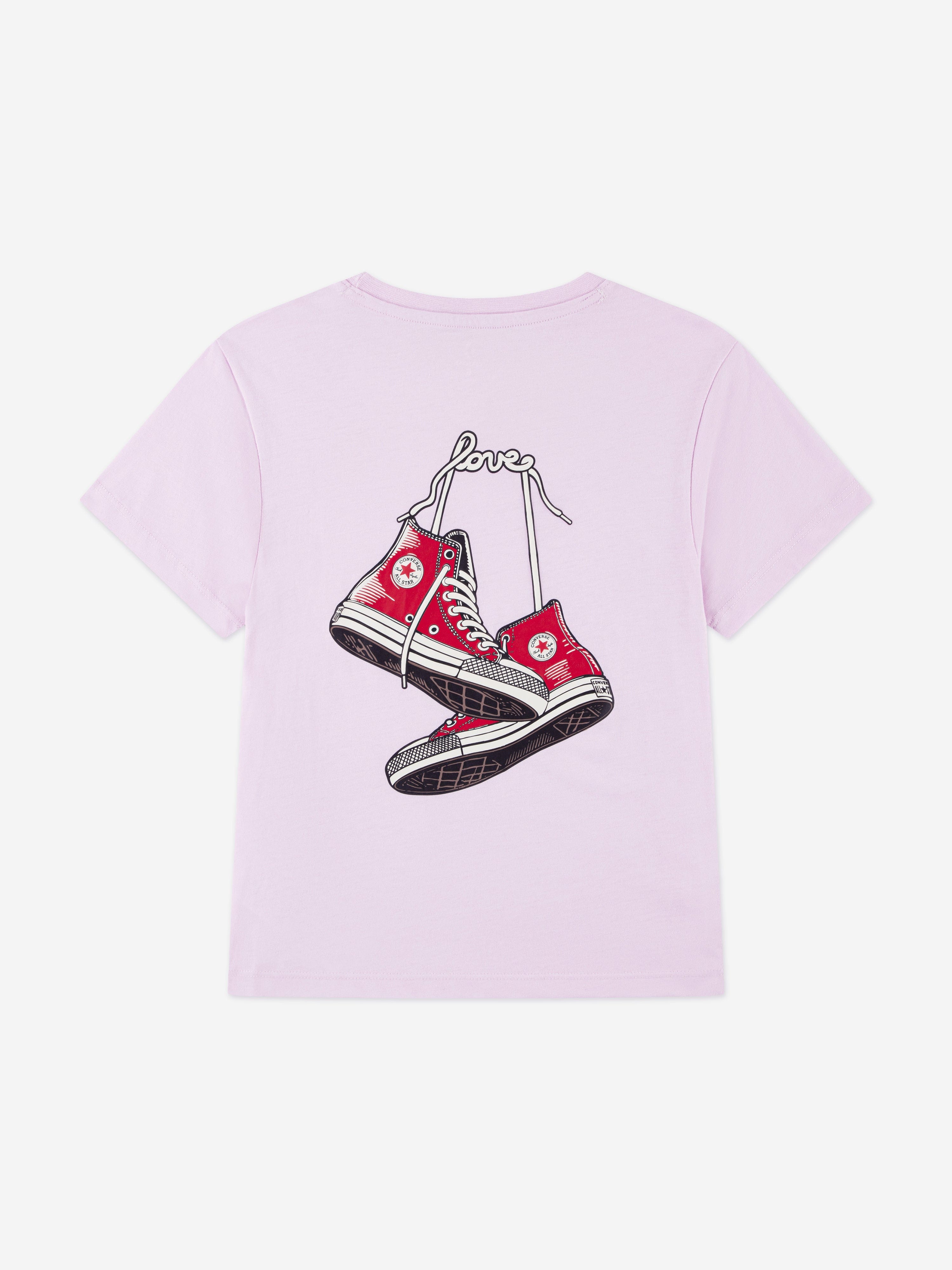 Converse Girls Valentine's Day BF T-Shirt in Pink
