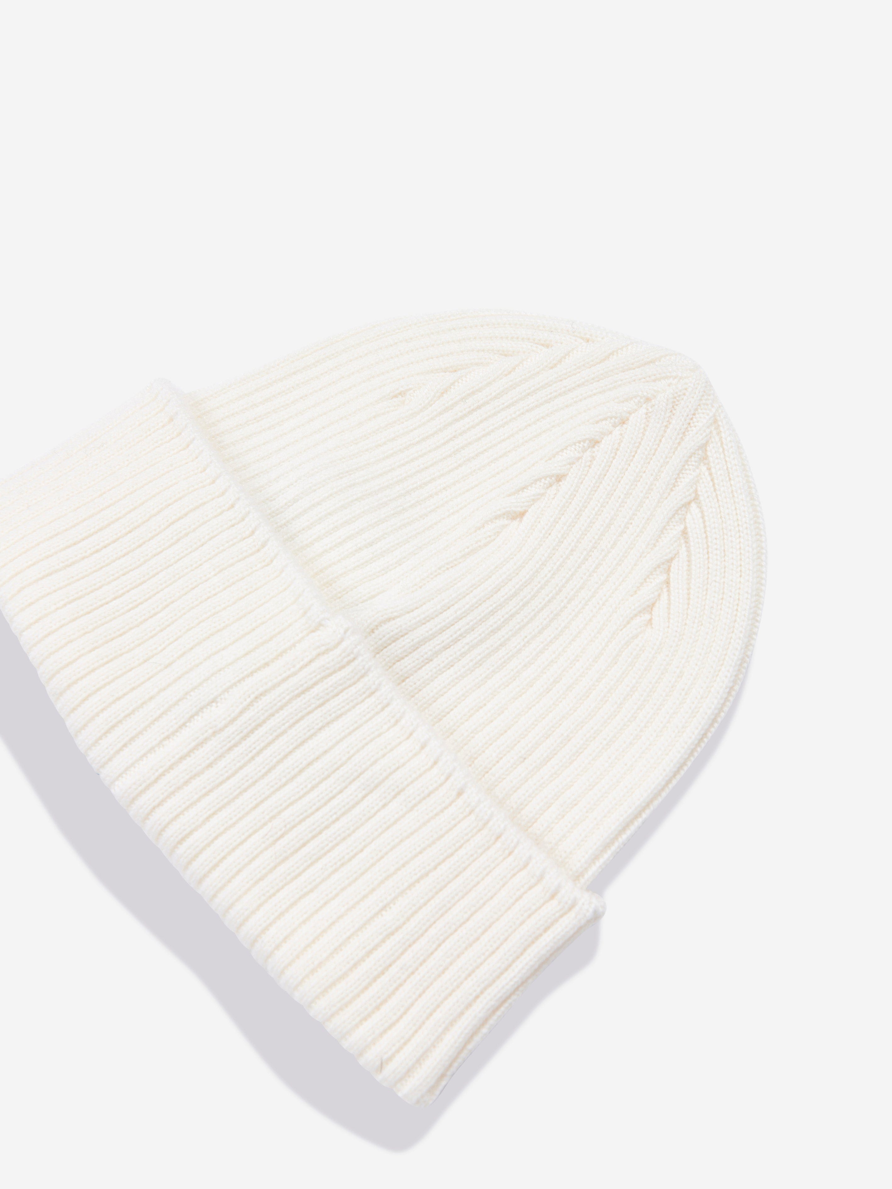 Boys Goggle Beanie Hat in Ivory