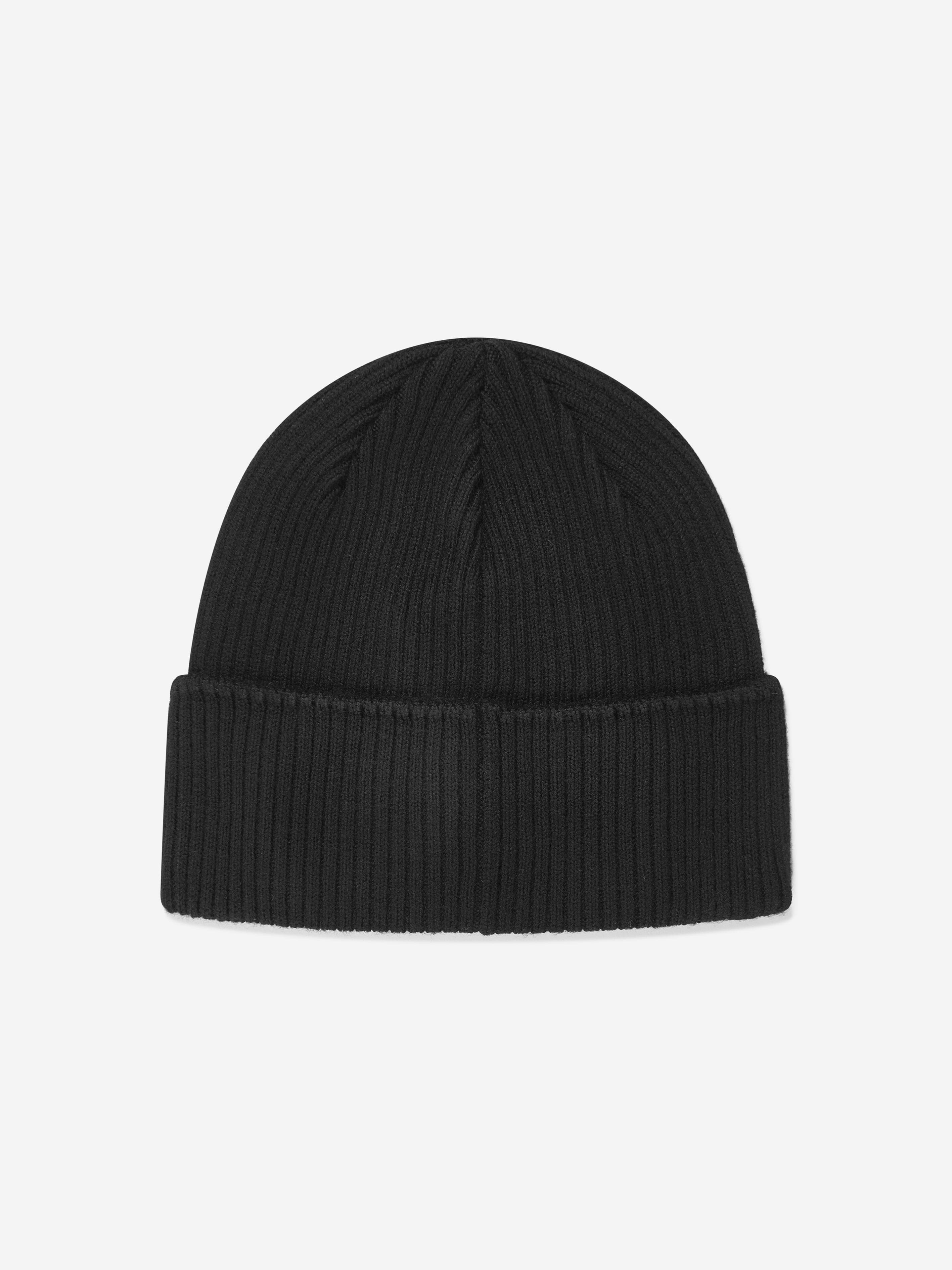 Boys Goggle Beanie Hat in Black