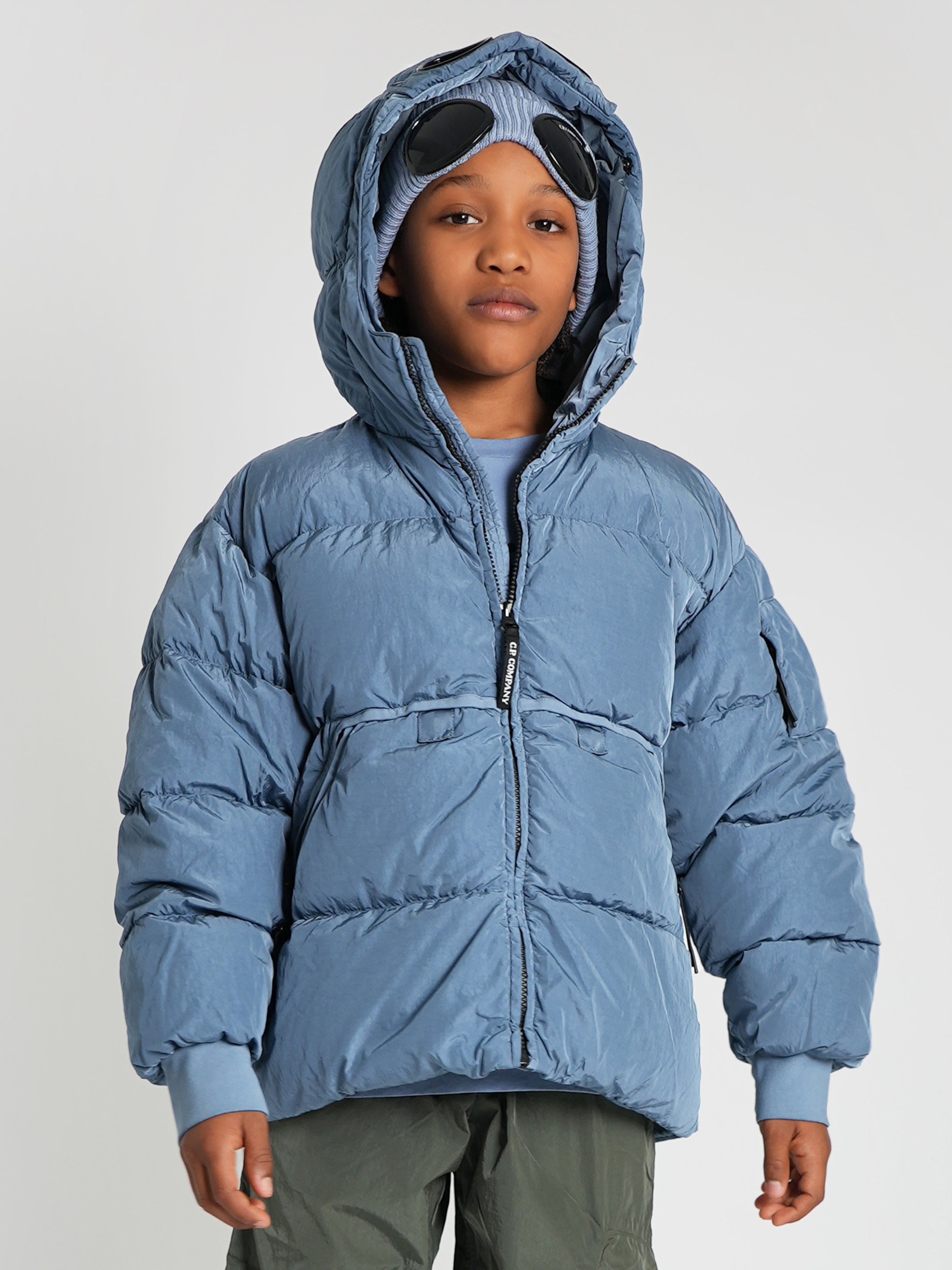 Boys Puffer Jacket in Grey