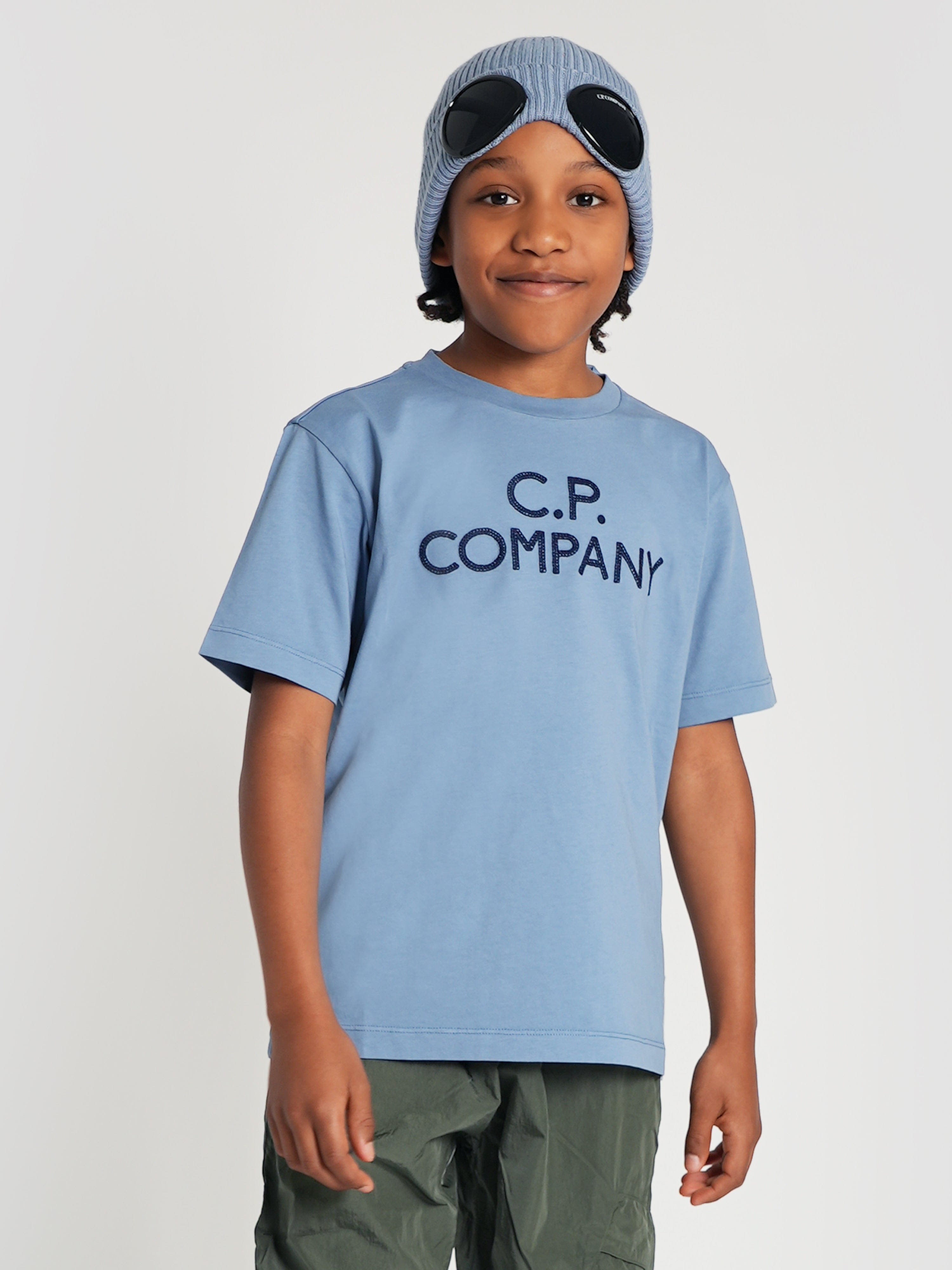 Boys Logo T-Shirt in Blue