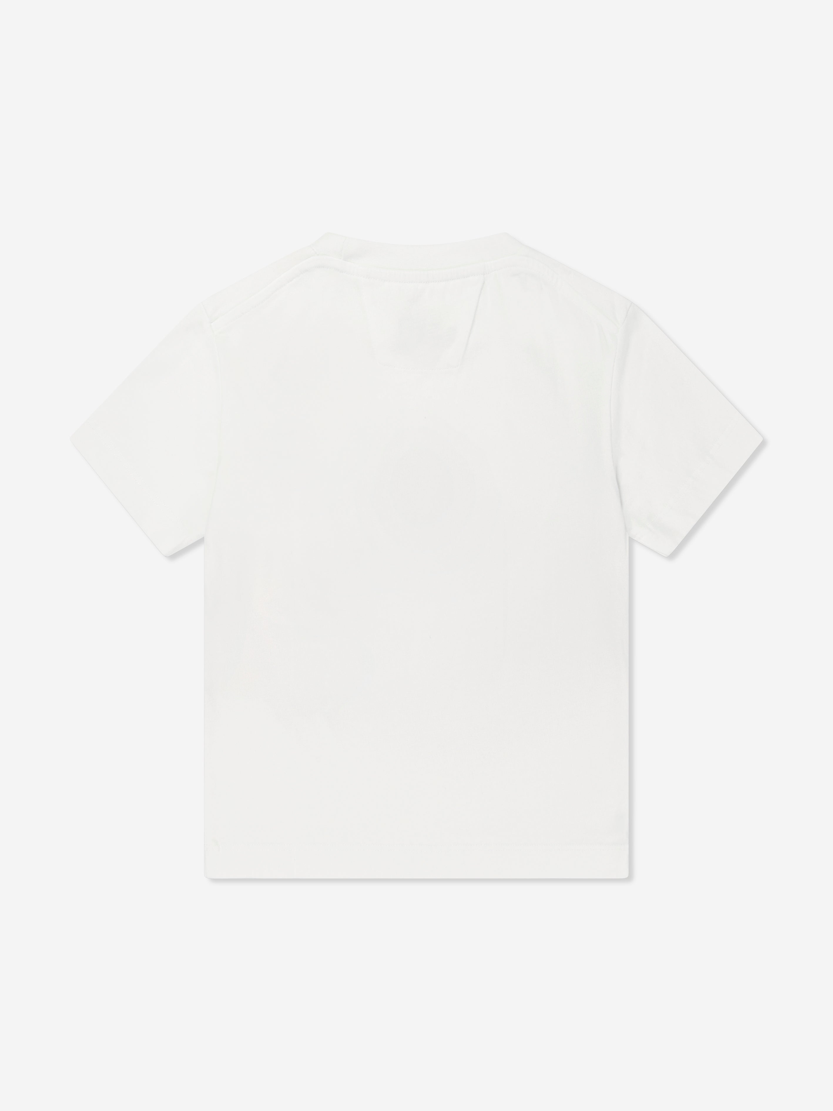 C.P. Company Boys Logo T-Shirt in Ivory