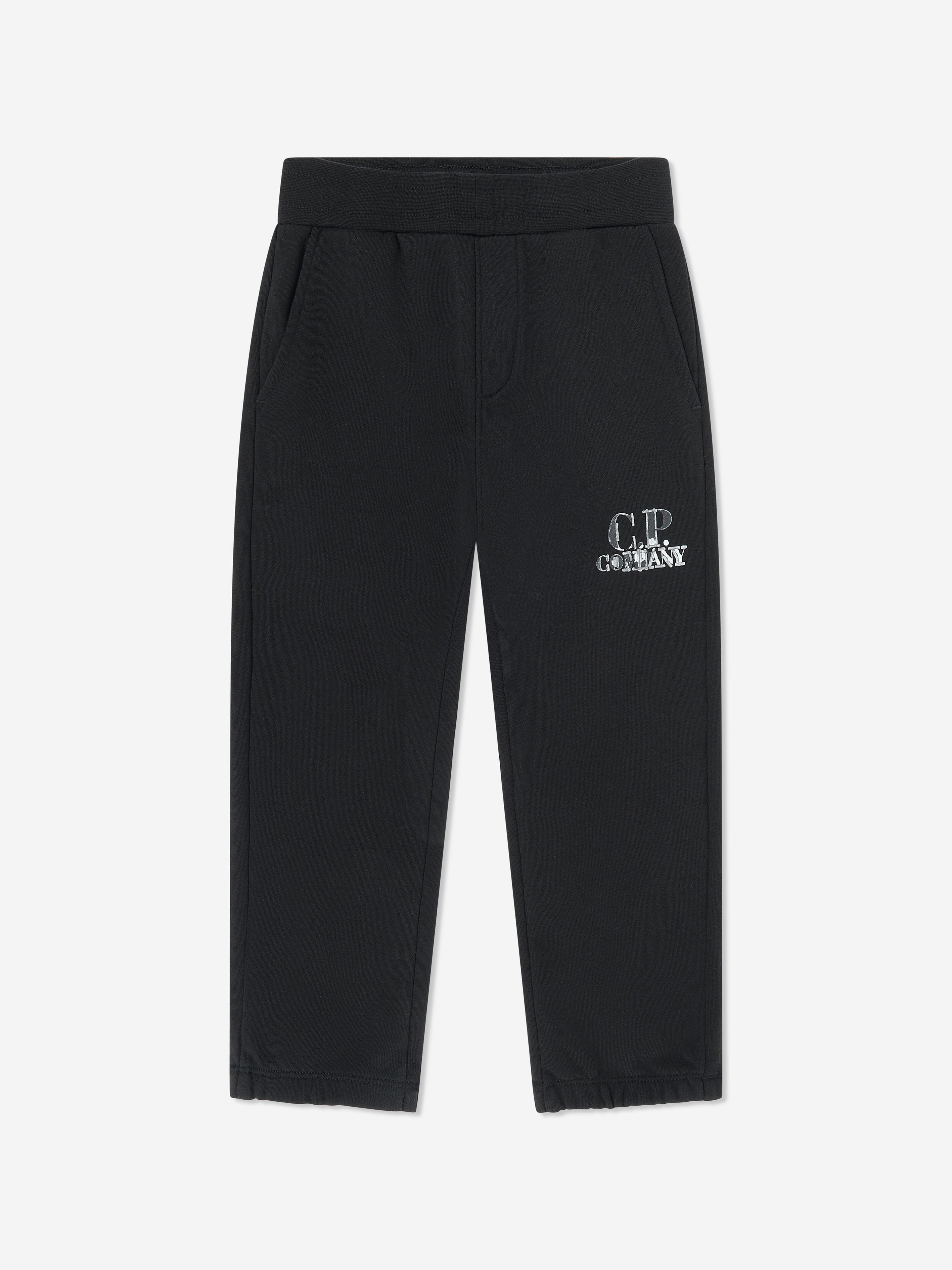 C.P. Company Boys Logo Tracksuit in Black