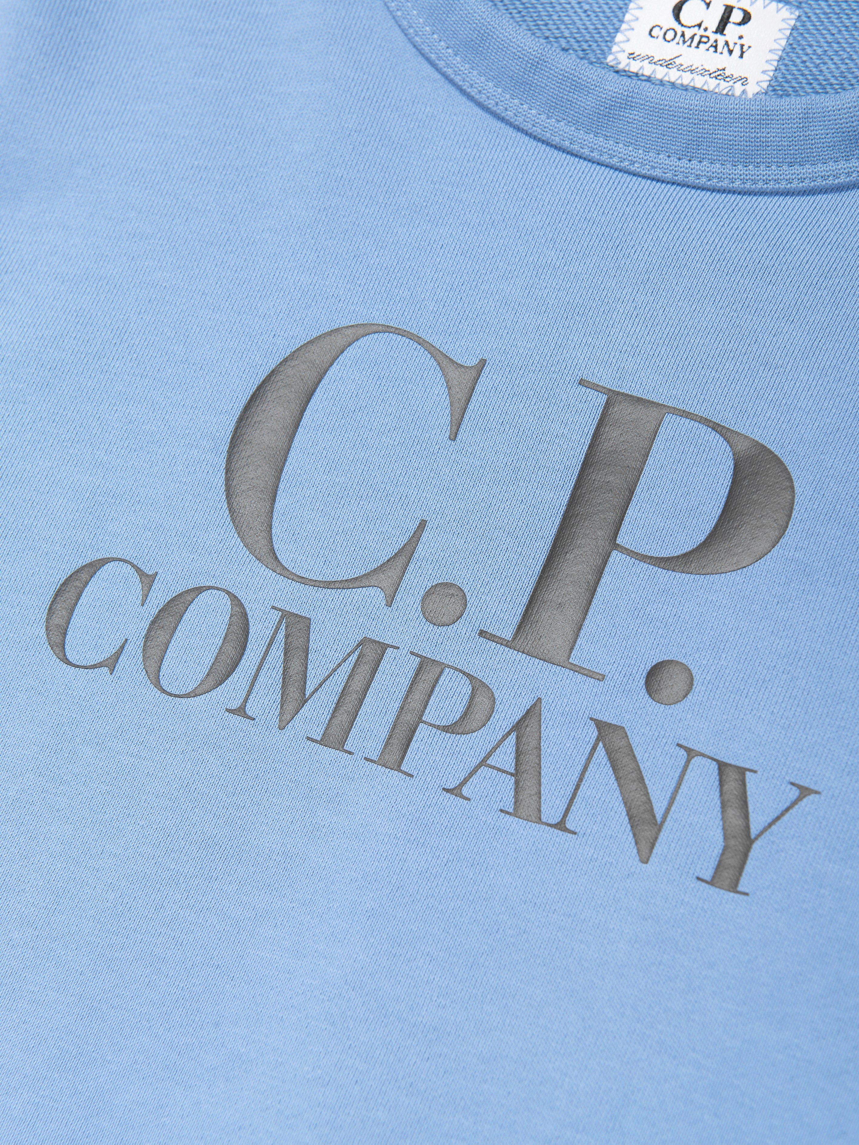 C.P. Company Boys Logo Sweatshirt in Blue
