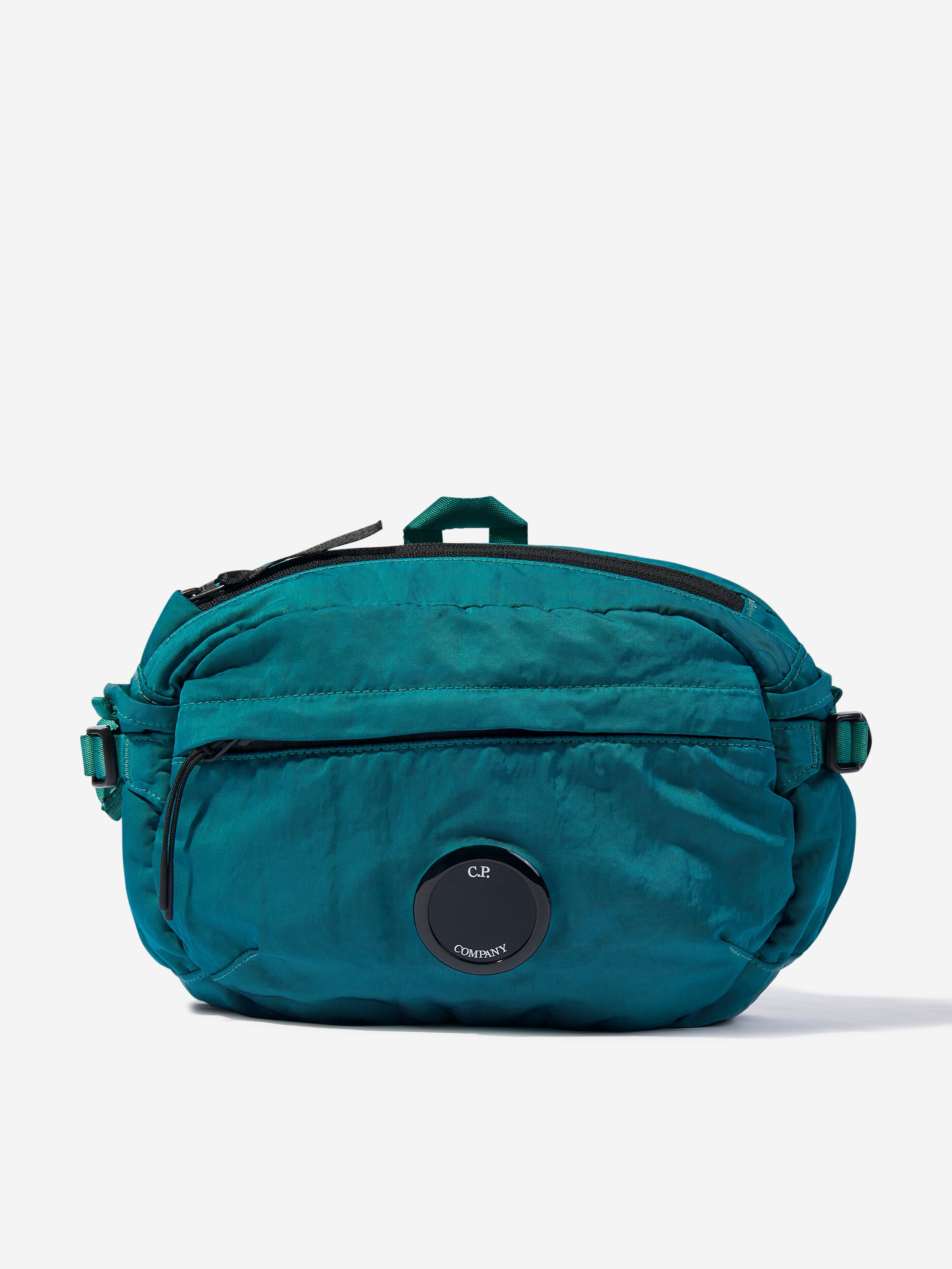 C.P. Company Boys Lens Belt Bag in Green (27cm)