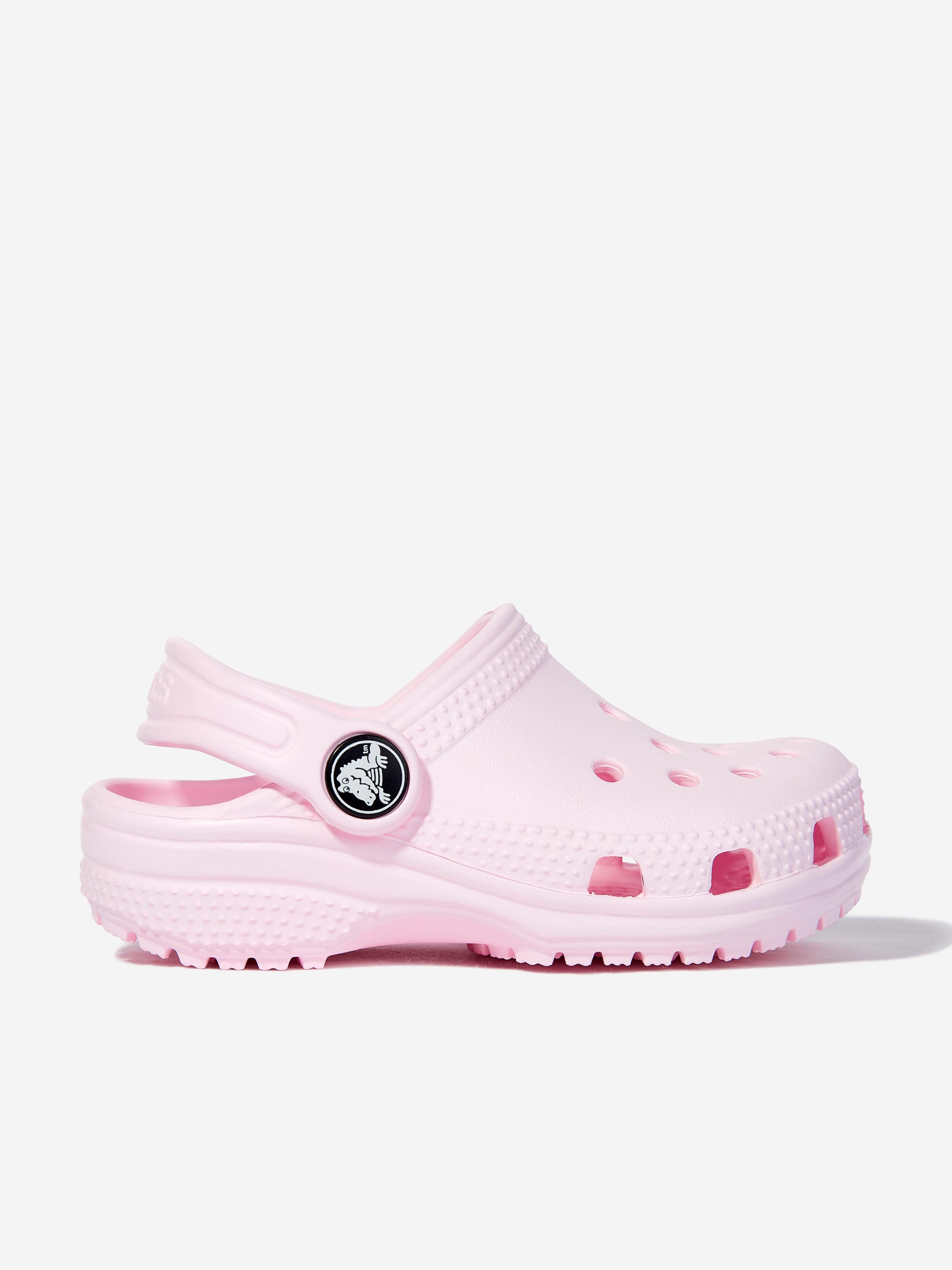Crocs Girls Classic Clogs in Pink