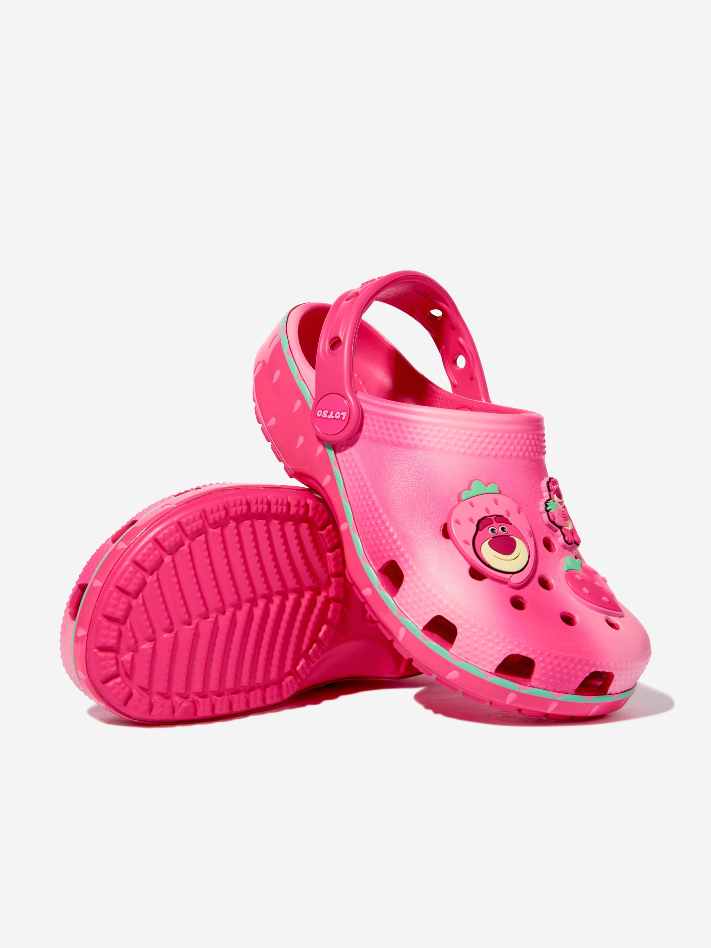 Crocs Girls Lotso Classic Clog in Pink