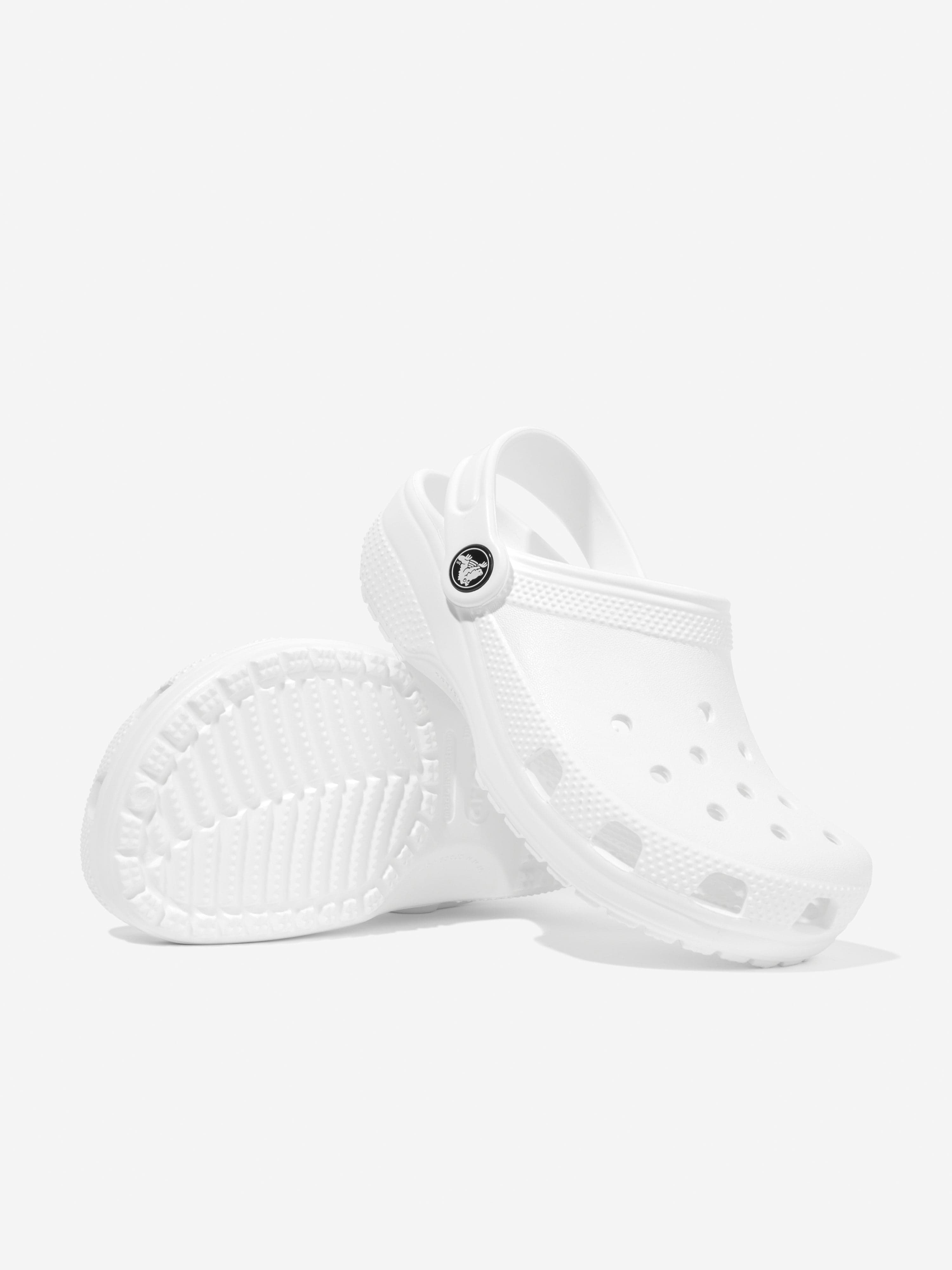 Crocs Kids Classic Clog in White