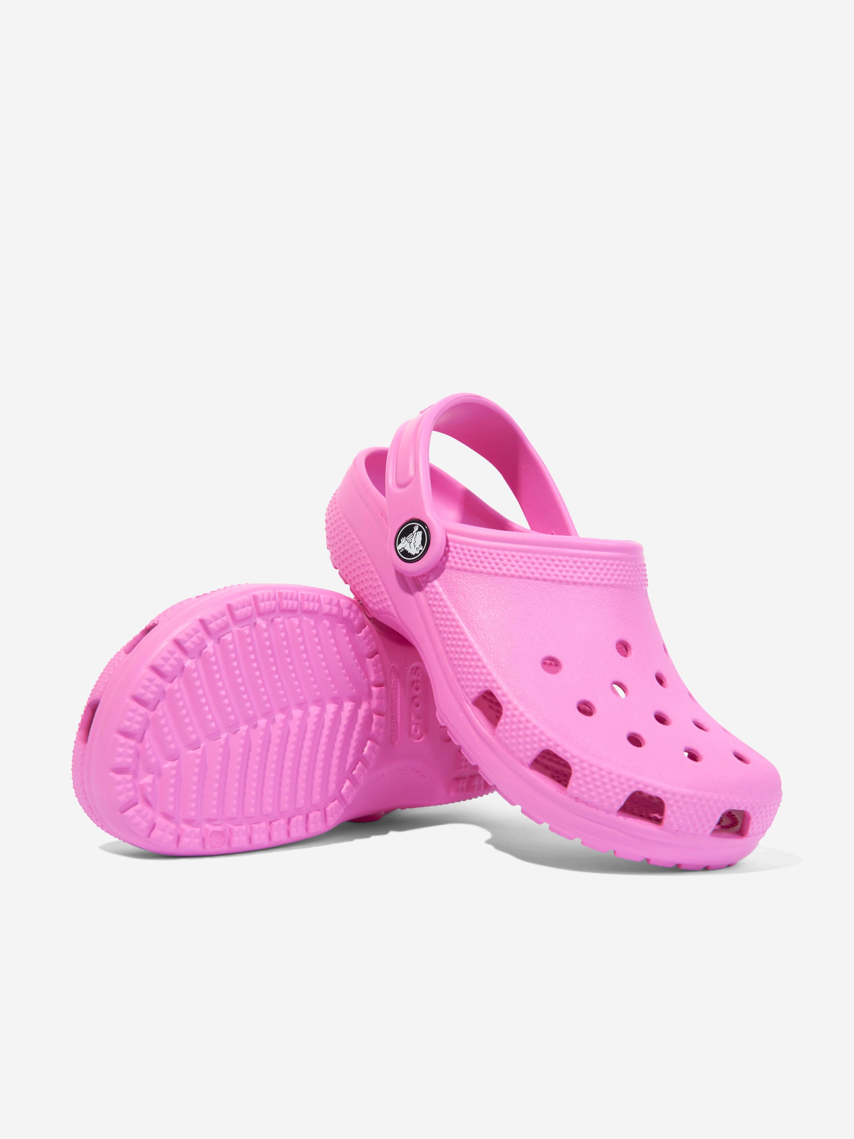 Crocs Girls Classic Clog in Pink