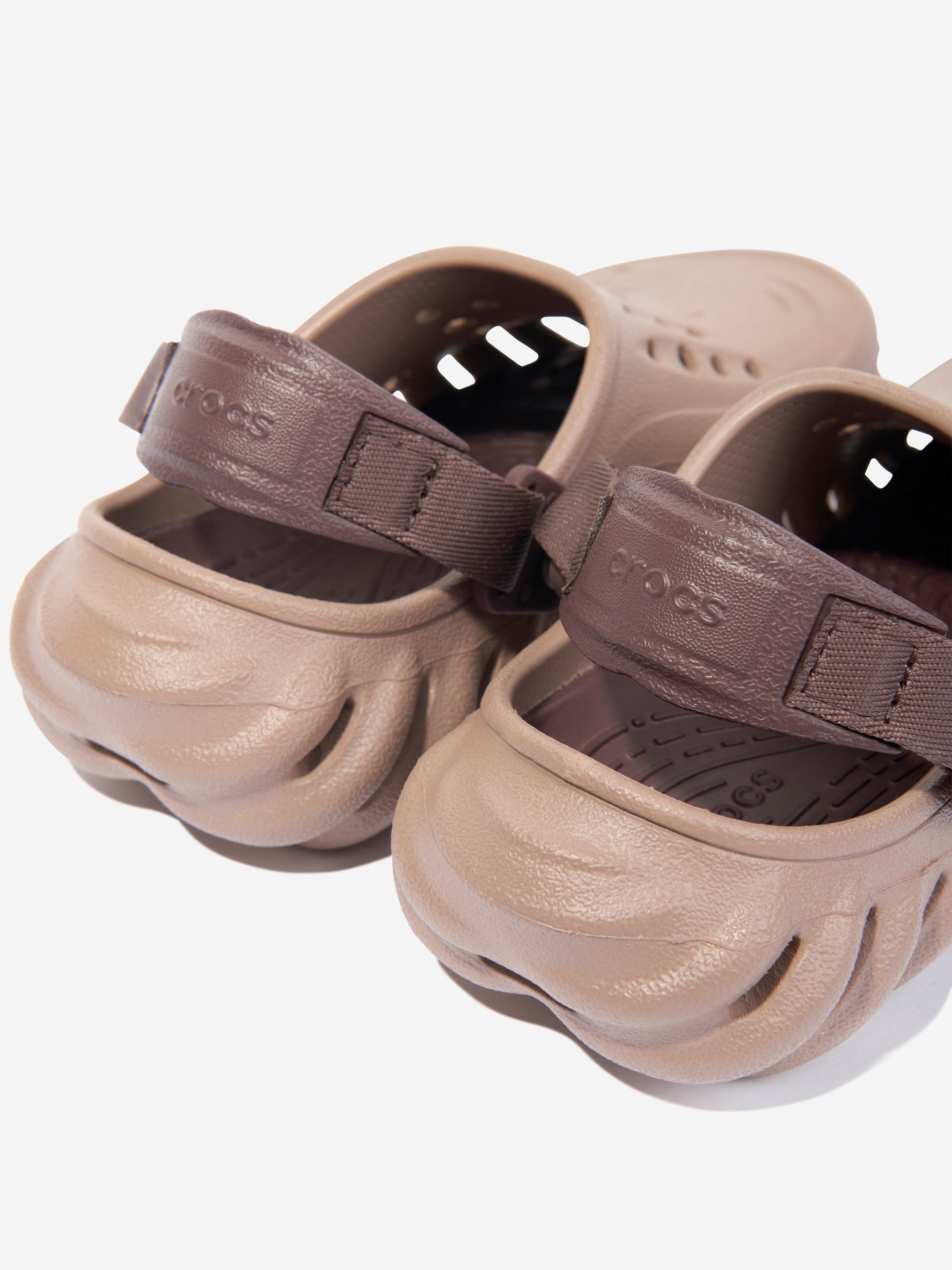 Crocs Kids Echo Clog in Brown